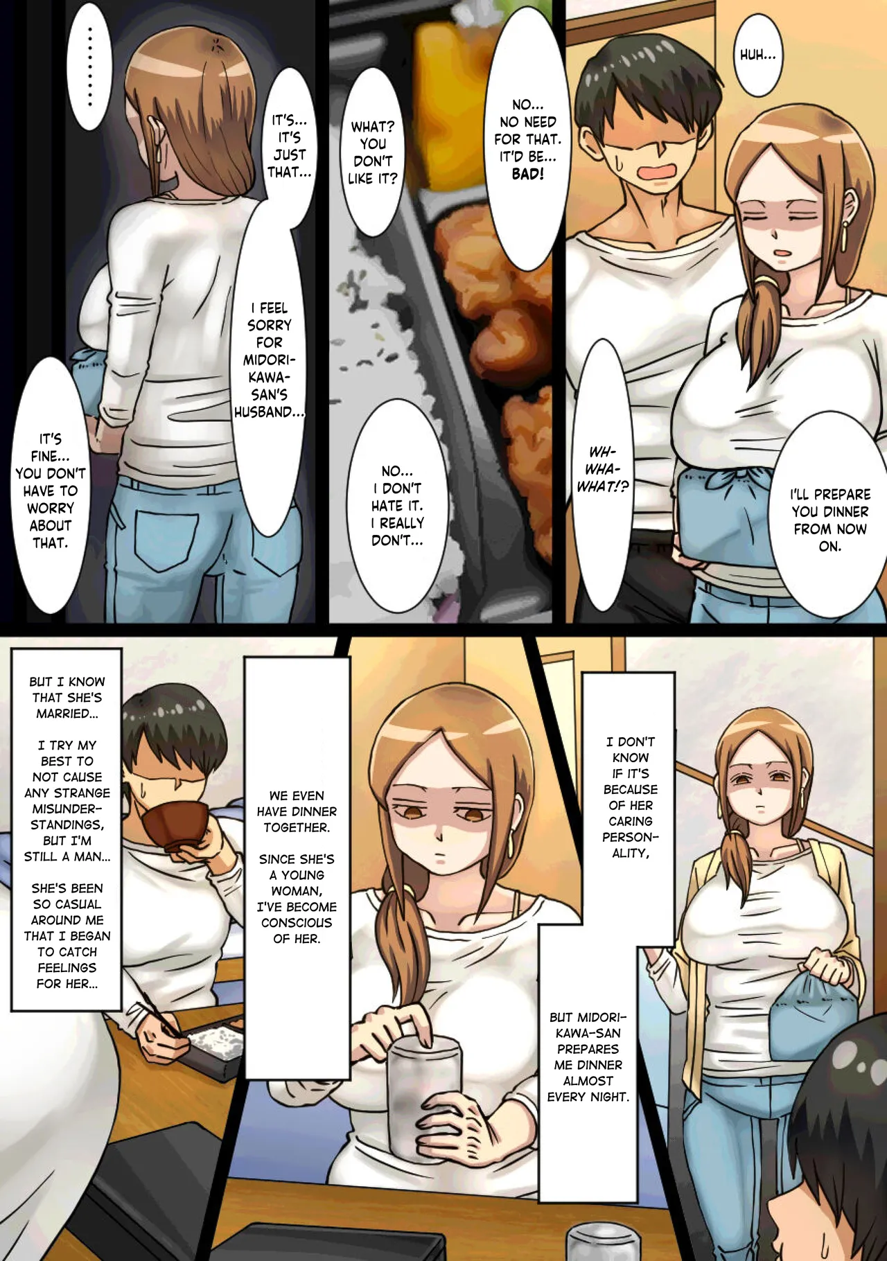 [Kaisendoh (Makuzira)]The Story of the Landlady Taking Advantage of Me While I Was Sleeping and Secretly Having Sex With Me[English] Page 11