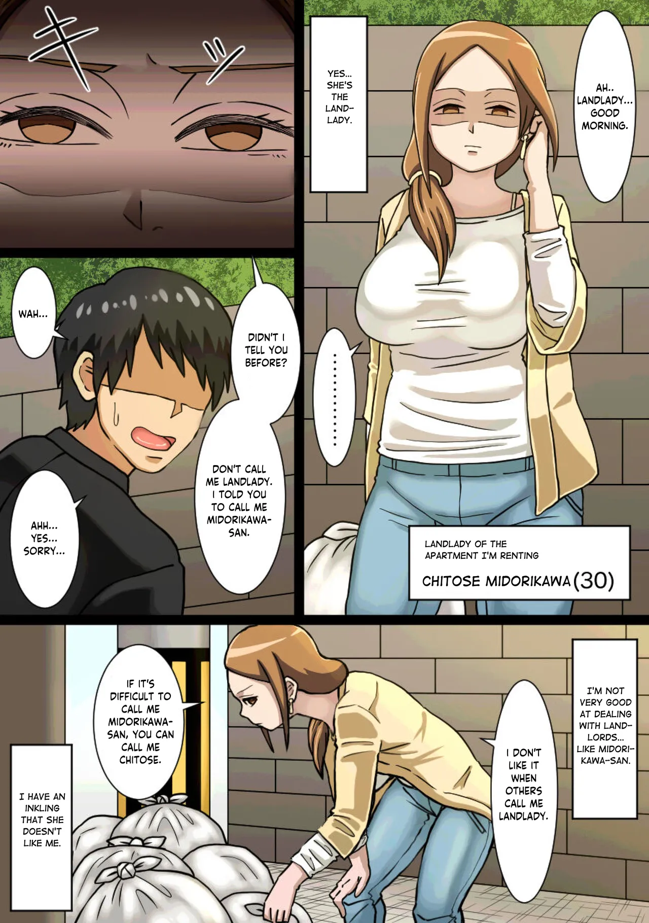 [Kaisendoh (Makuzira)]The Story of the Landlady Taking Advantage of Me While I Was Sleeping and Secretly Having Sex With Me[English] Page 6