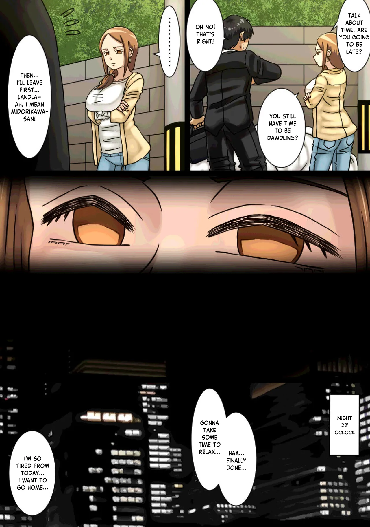 [Kaisendoh (Makuzira)]The Story of the Landlady Taking Advantage of Me While I Was Sleeping and Secretly Having Sex With Me[English] Page 8