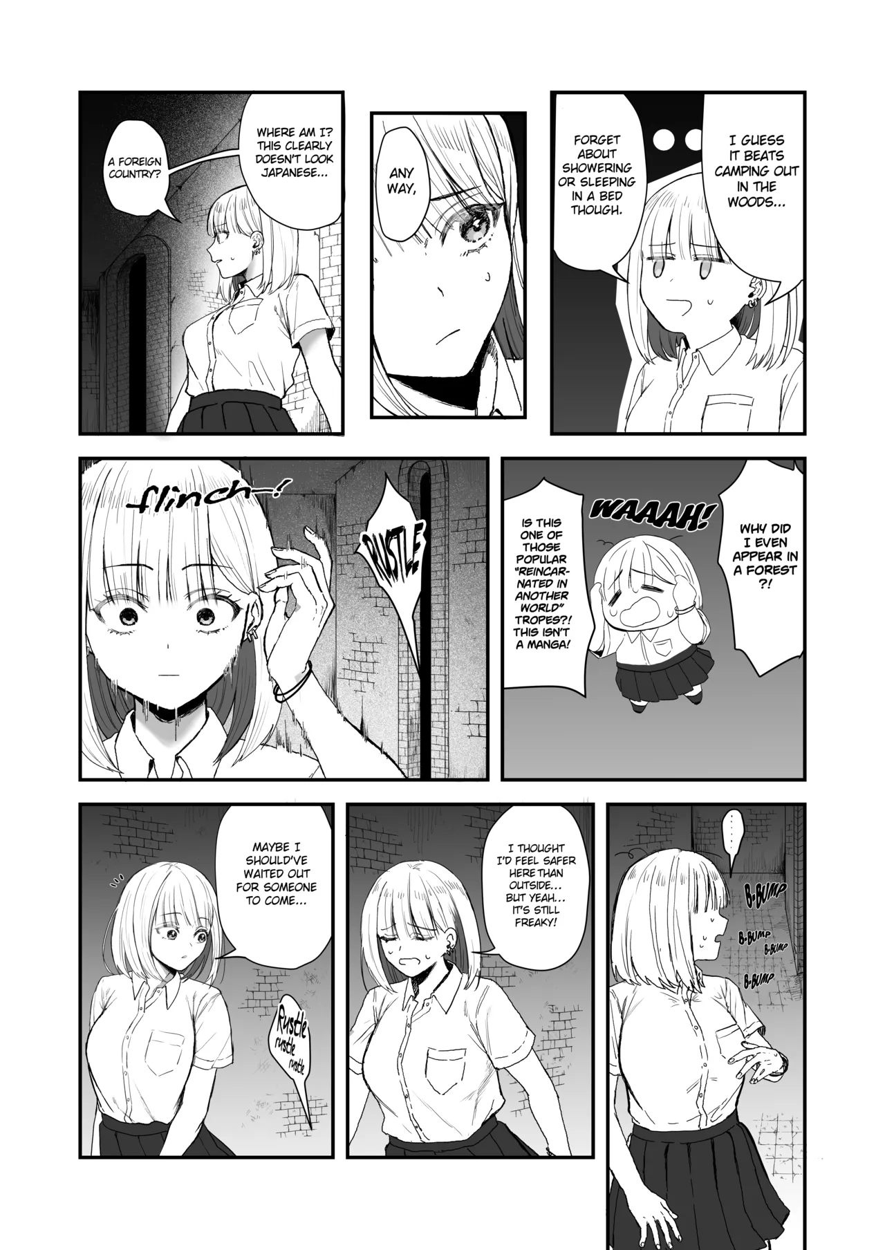 [wasabizuke (wasabi)]Isekai Teni  x JK x Mushi[English] {Mant} Page 4