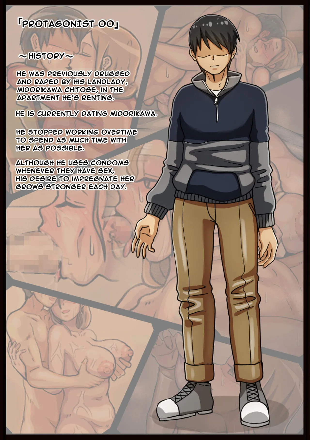 [Kaisendoh (Makuzira)]The Story About Forcibly Ejaculating Into a Reluctant Landlady[English] Page 3