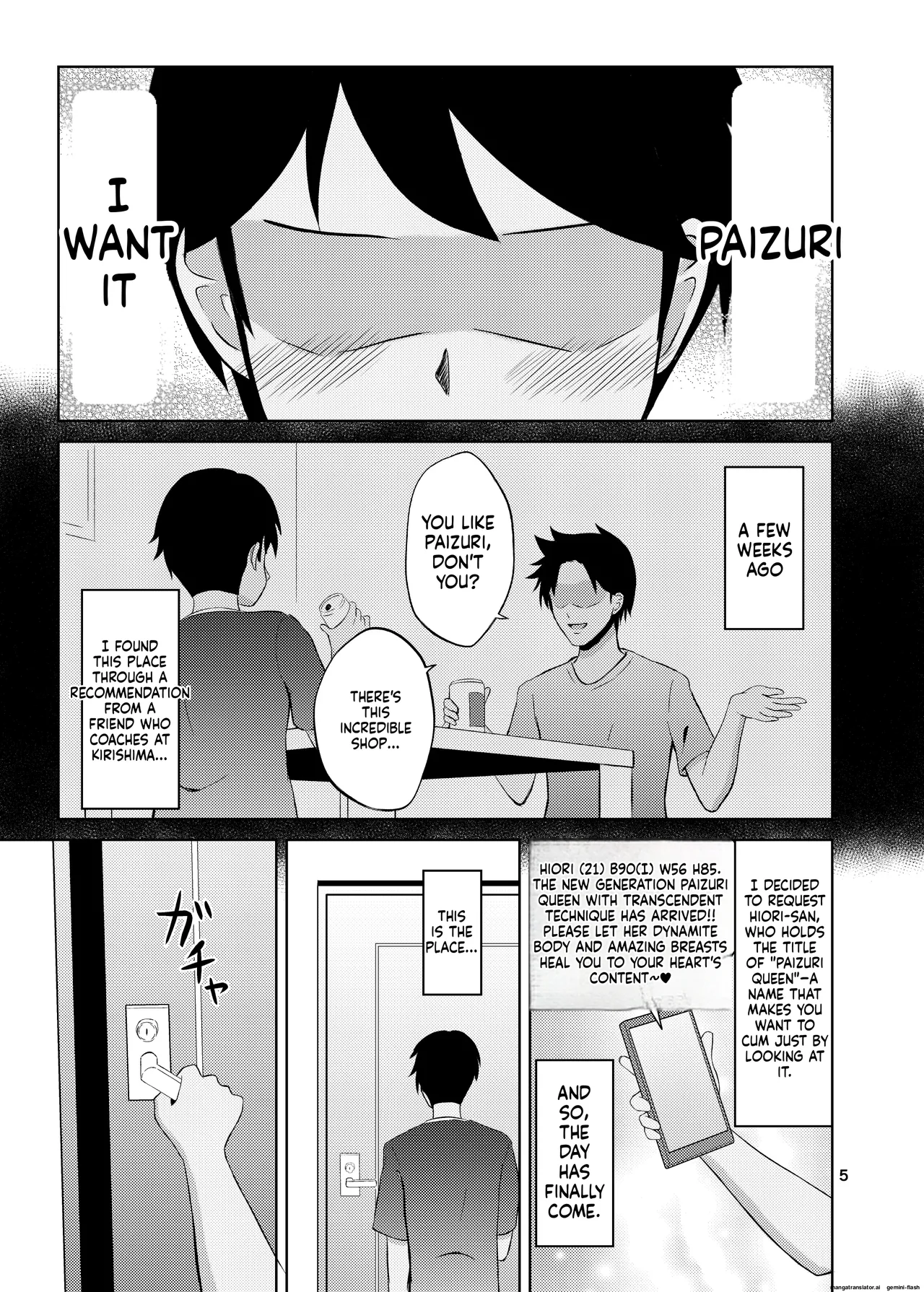 Koori no Zettai Paizuri Joou Na○ Hiori Page 5