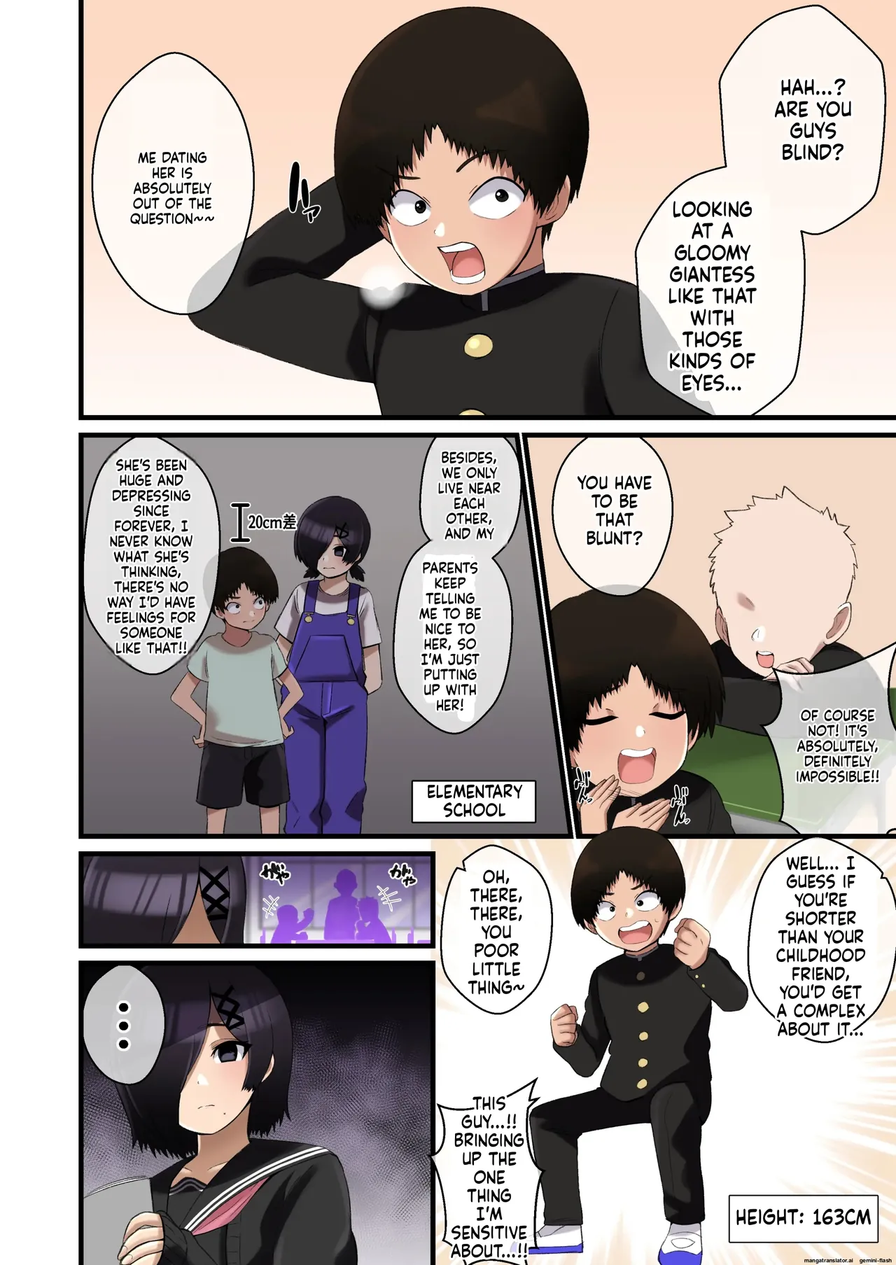 Dekeee Osananajimi no Waruguchi o Ittara Mechakucha Paizuri de Oshioki Sareta Hanashi Page 3
