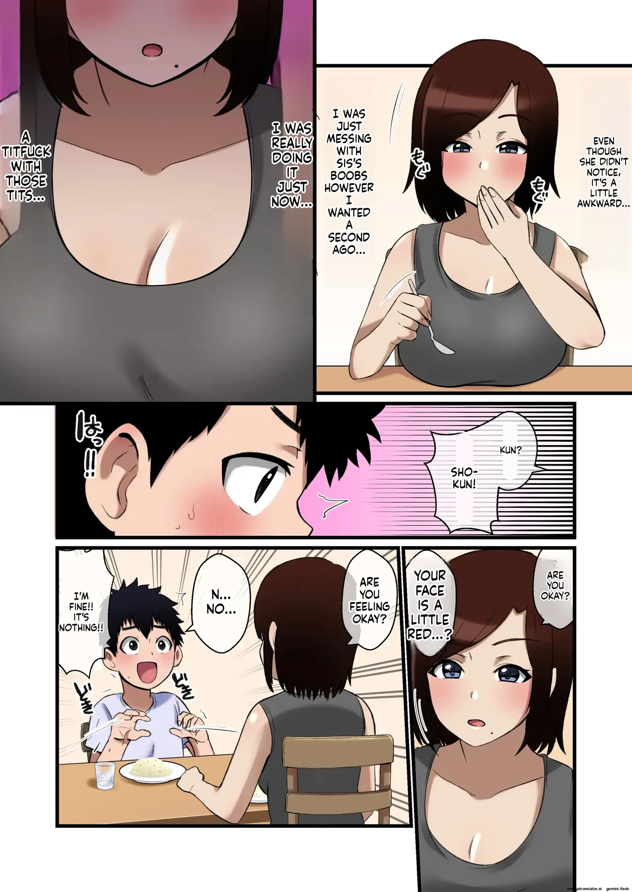 Paizuri Hokoku o Shitekuru Ane Page 13
