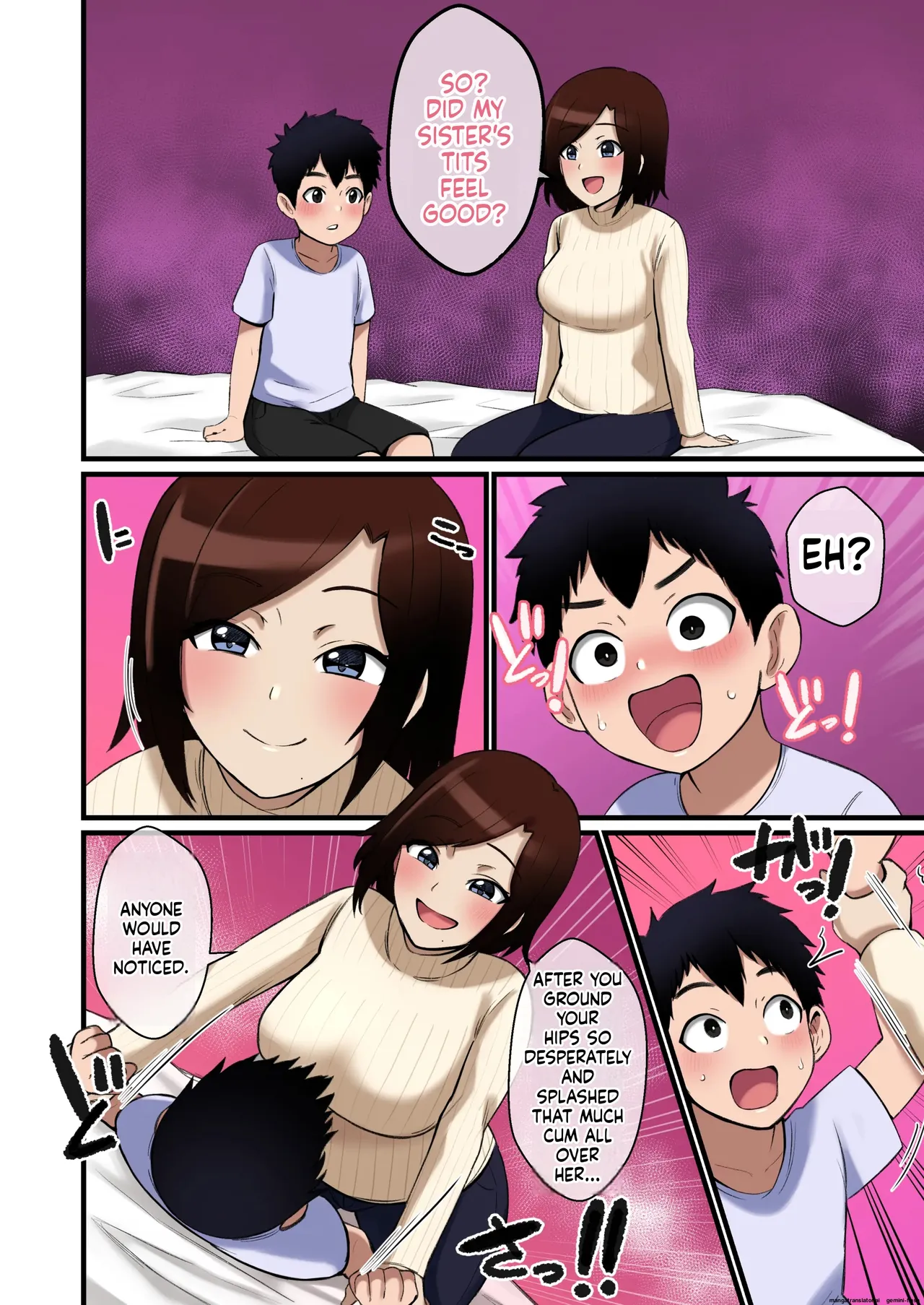 Paizuri Hokoku o Shitekuru Ane Page 18