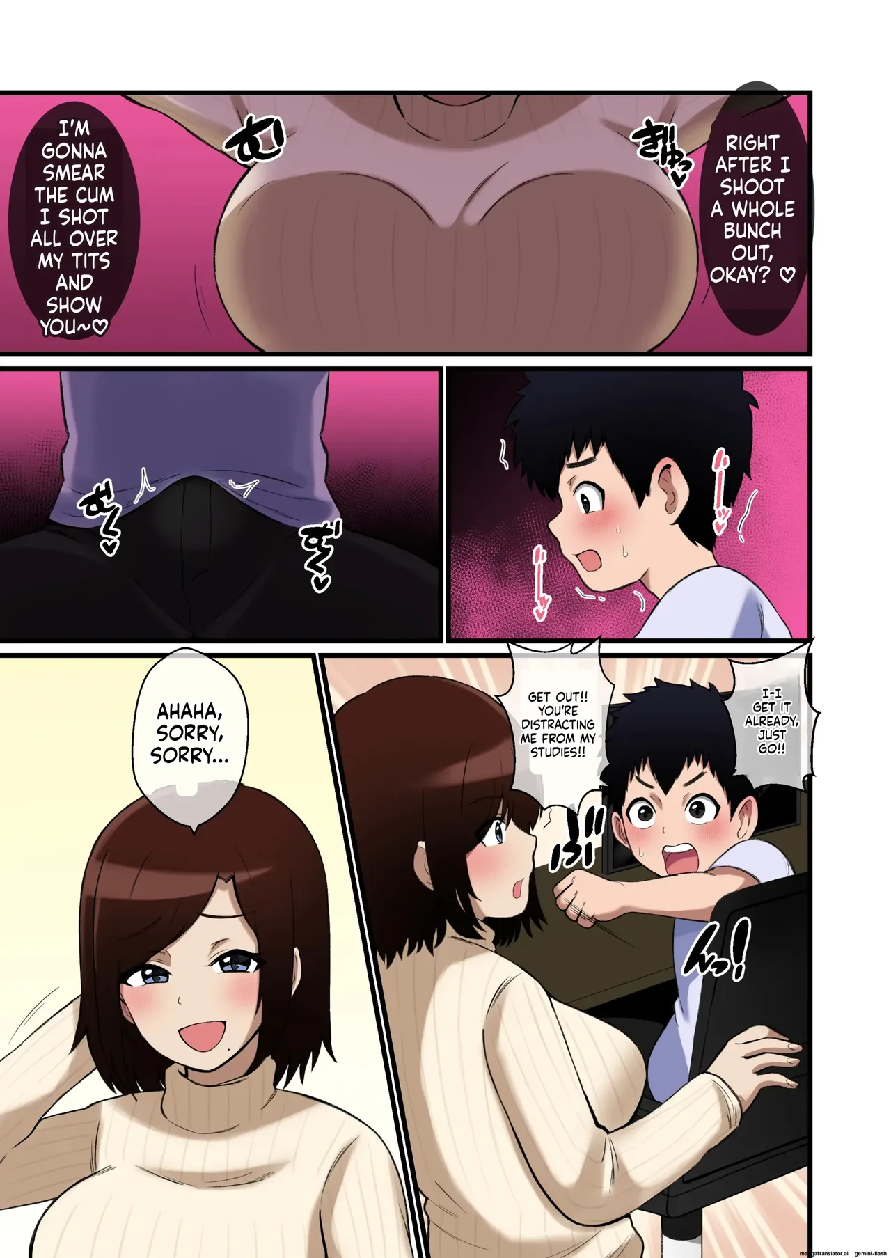Paizuri Hokoku o Shitekuru Ane Page 7