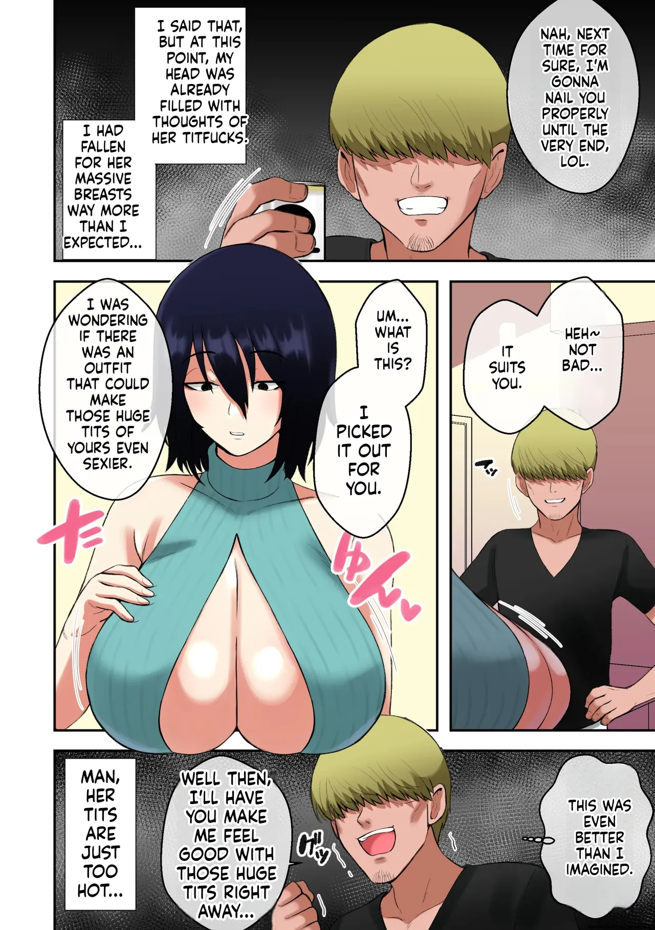 Charao ga Jimigao Bakunyuu no Paizuri ni Miryou sareta Kekka Page 4