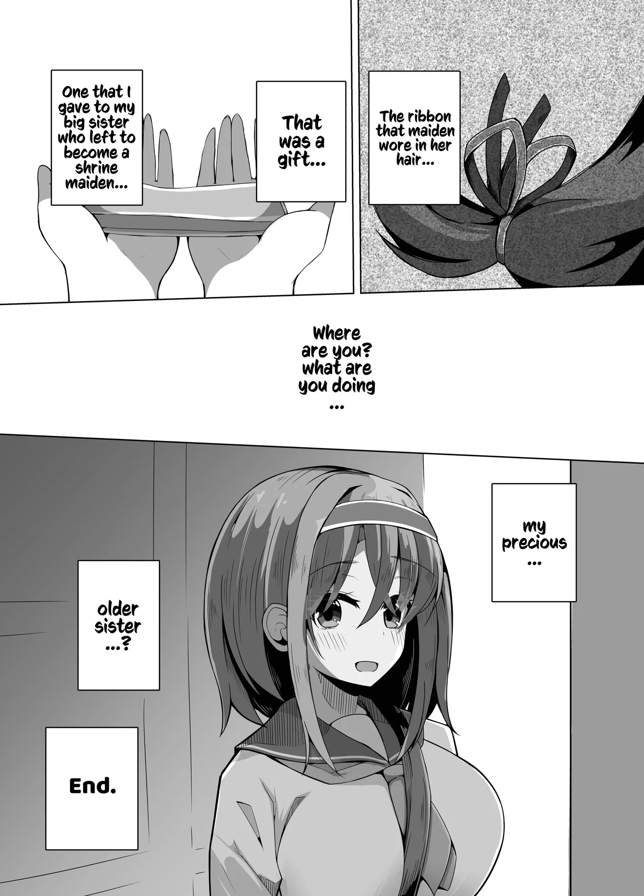 [Round Trip (Yorigo Nomi)]Kamikakushi -Shokushu no Kaii ni Haiboku Suru Futanari no Miko-[English] [Kusanuu] Page 33