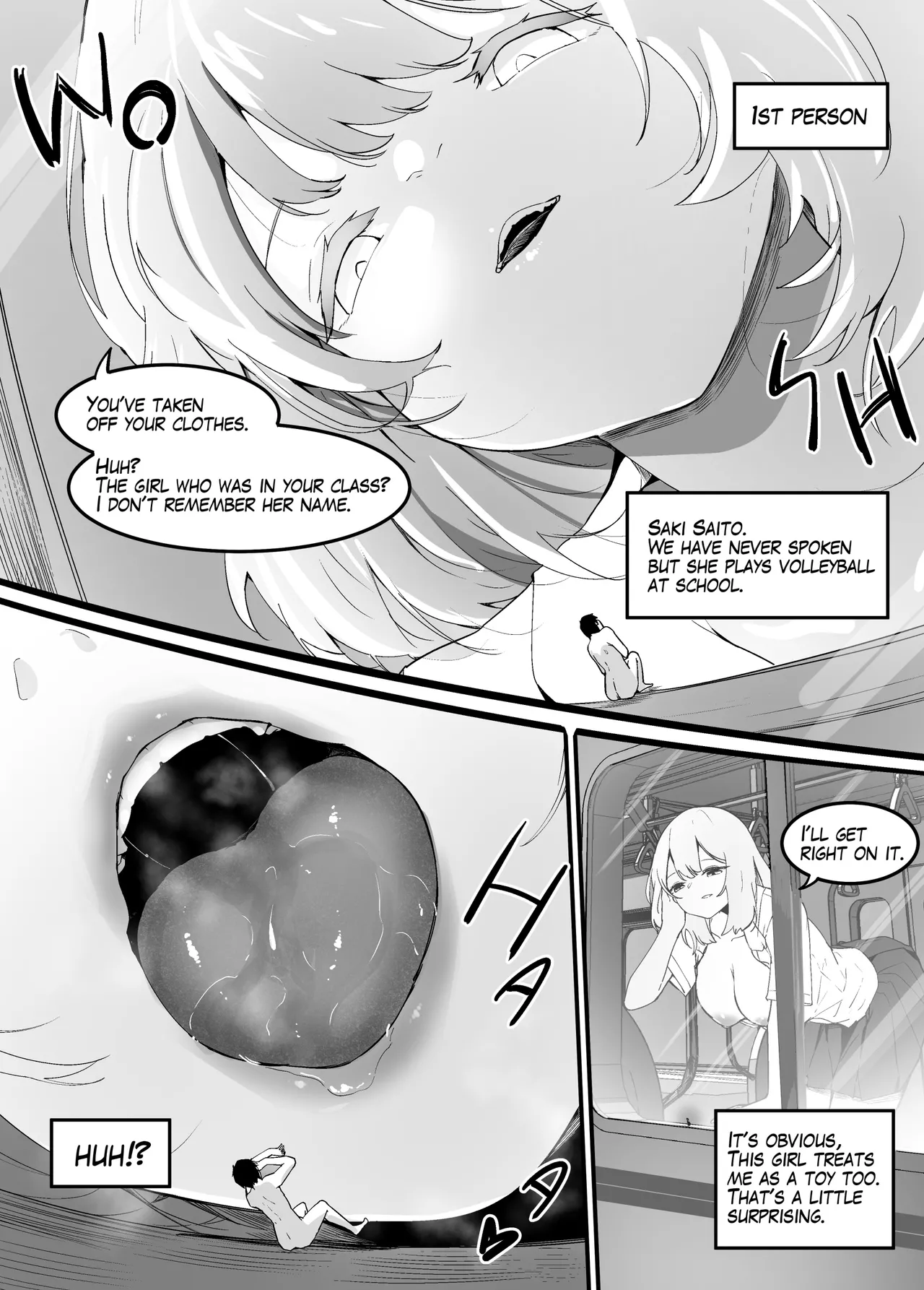 [Marushamo]Surrounded By Girls On The Train[English, Japanese] Page 2