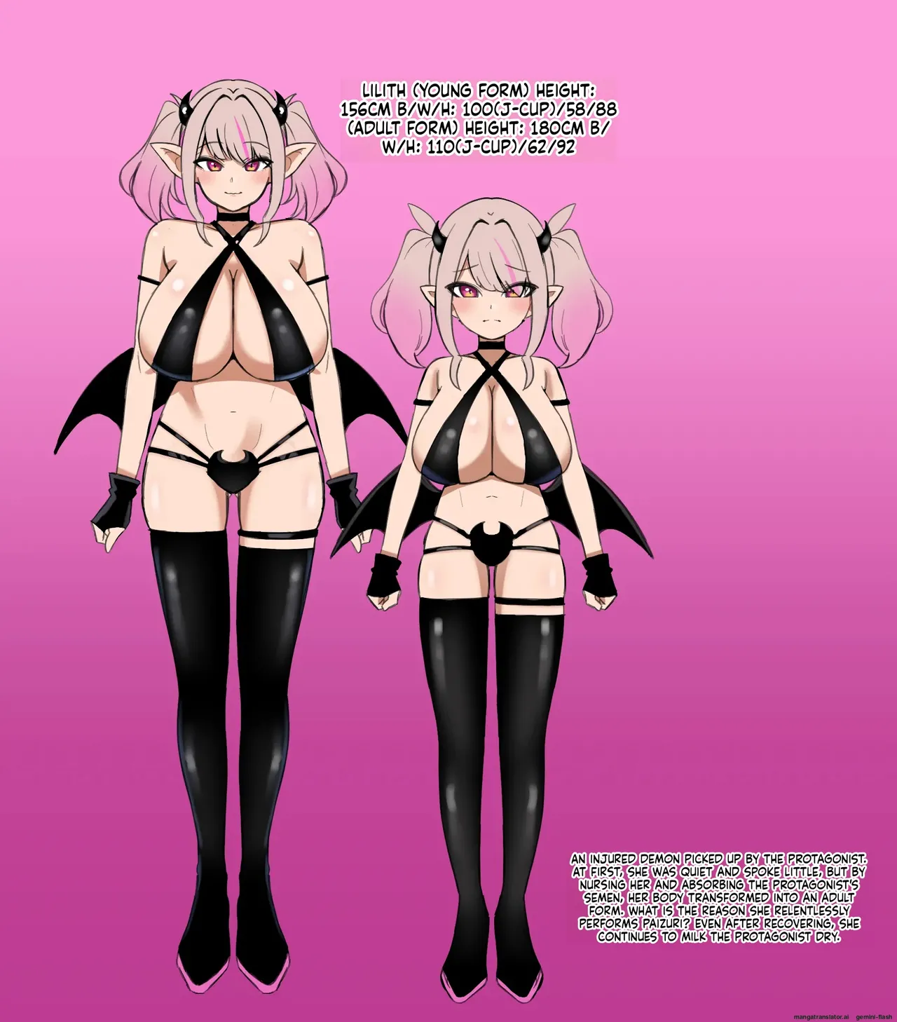 [Shime wa Shake Chazuke]Paizuri Akuma ~Hirotta Akuma ni Paizuri Sakusei Sareru Boku~ | Paizuri Devil ~The Demon I Picked Up is Milking Me Dry with Paizuri~[English] Page 2