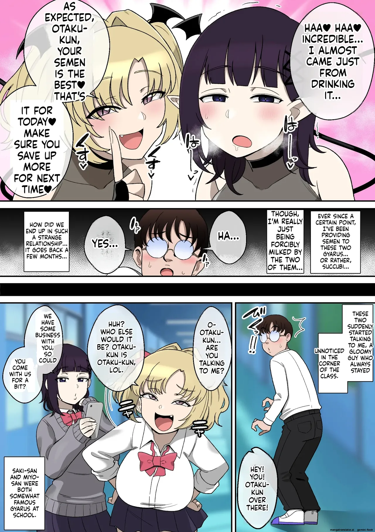 W Paizuri Gal Succubus ni Seishi Katsuage Sareru Hanashi Page 16
