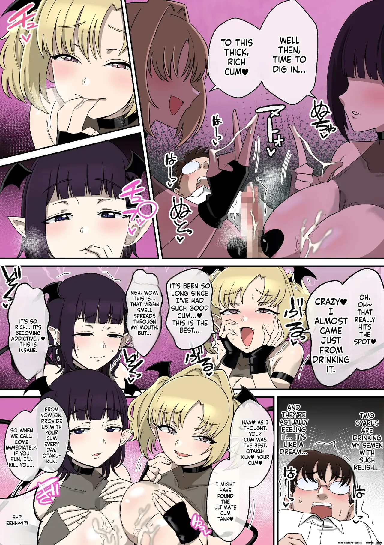 W Paizuri Gal Succubus ni Seishi Katsuage Sareru Hanashi Page 26