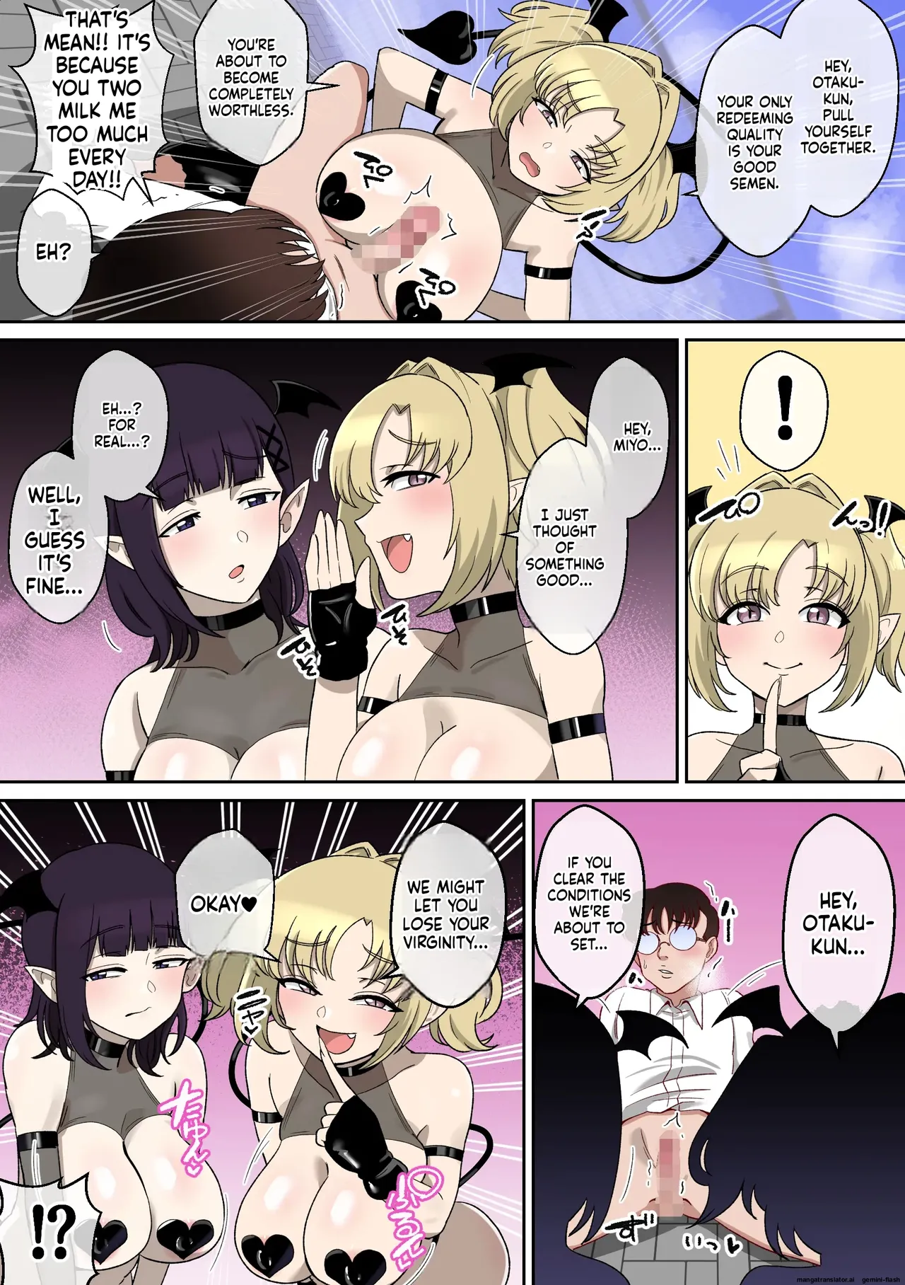 W Paizuri Gal Succubus ni Seishi Katsuage Sareru Hanashi Page 30