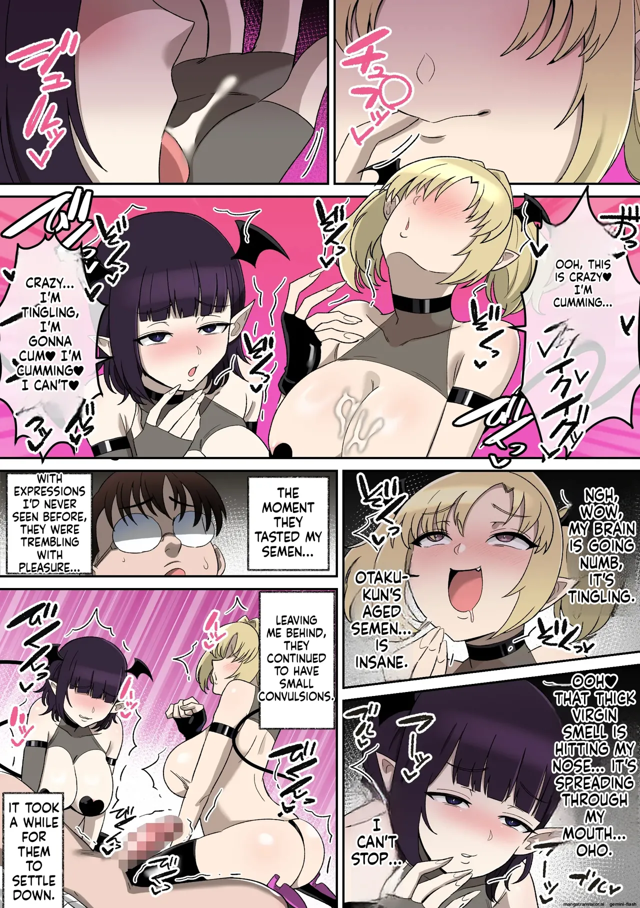 W Paizuri Gal Succubus ni Seishi Katsuage Sareru Hanashi Page 42