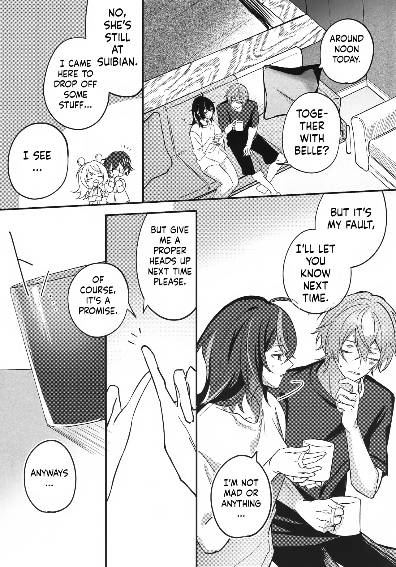 (C106) [Strawberry Langue de Chat (Minase)]Amayadori wa Taion de. - Under the rain.(Zenless Zone Zero) [English] [ushrotranslations] Page 20