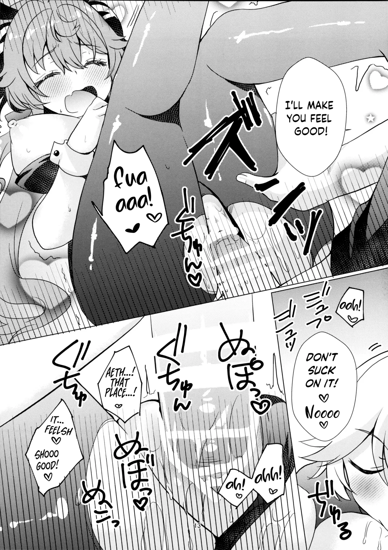 (C107) [Remon no Omise (Furukawa Remon)]Usagi ga Futari ni Nacchatta! | We have Two Bunnies Now!(Genshin Impact) [English] [ReinaRepublic] Page 13