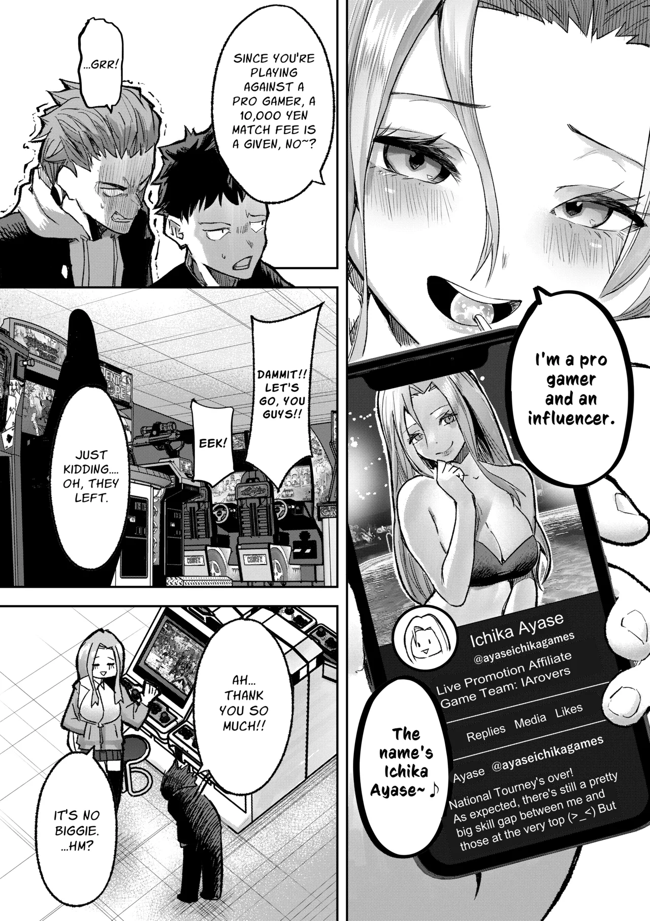 [P&I]Gal Pro Gamer-sama no Nama Oppai wo Fan no Mae de Sarashite Yaru yo | I'll Expose The Pro Gamer Gal's Breasts Before Her Fans[English] [Cunny Garden] Page 9