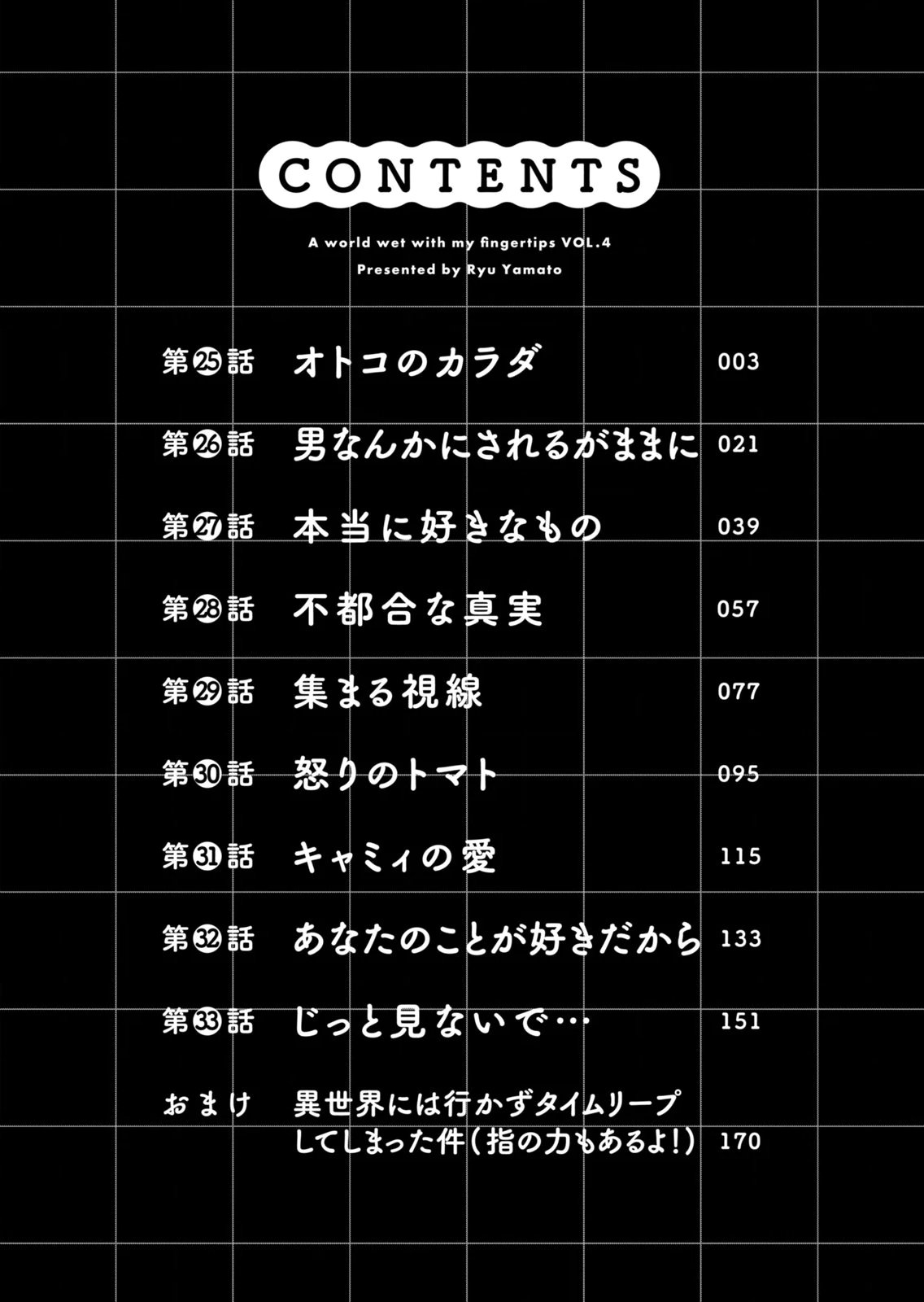 [Ryu Yamato]Ore no Yubisaki de Nureru Sekai Vol. 4 Page 4