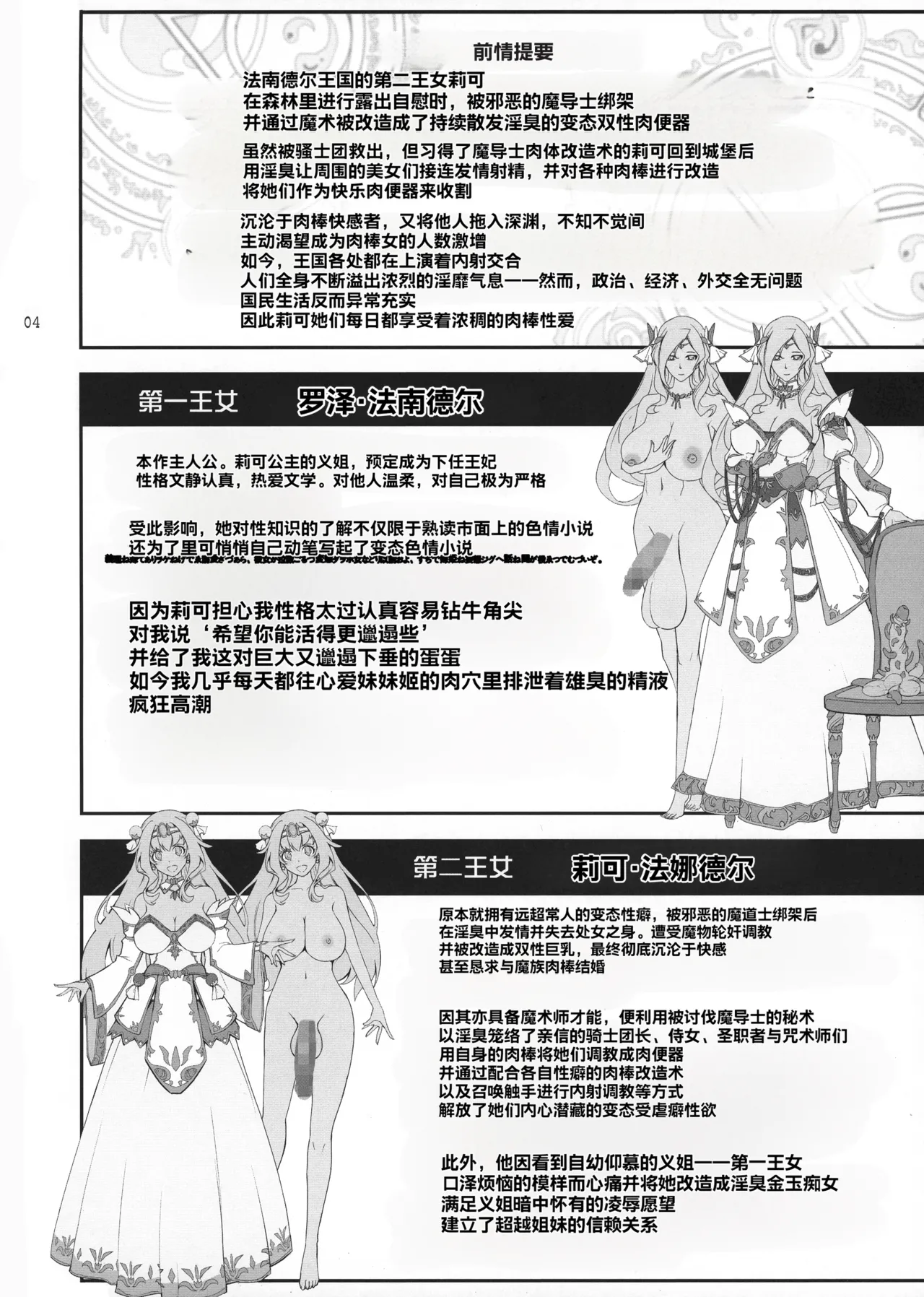 (C100) [Garyuh-Chitai (TANA)]Bikou Oujo 2 Inshuu Dadamore Princess[Chinese] Page 4