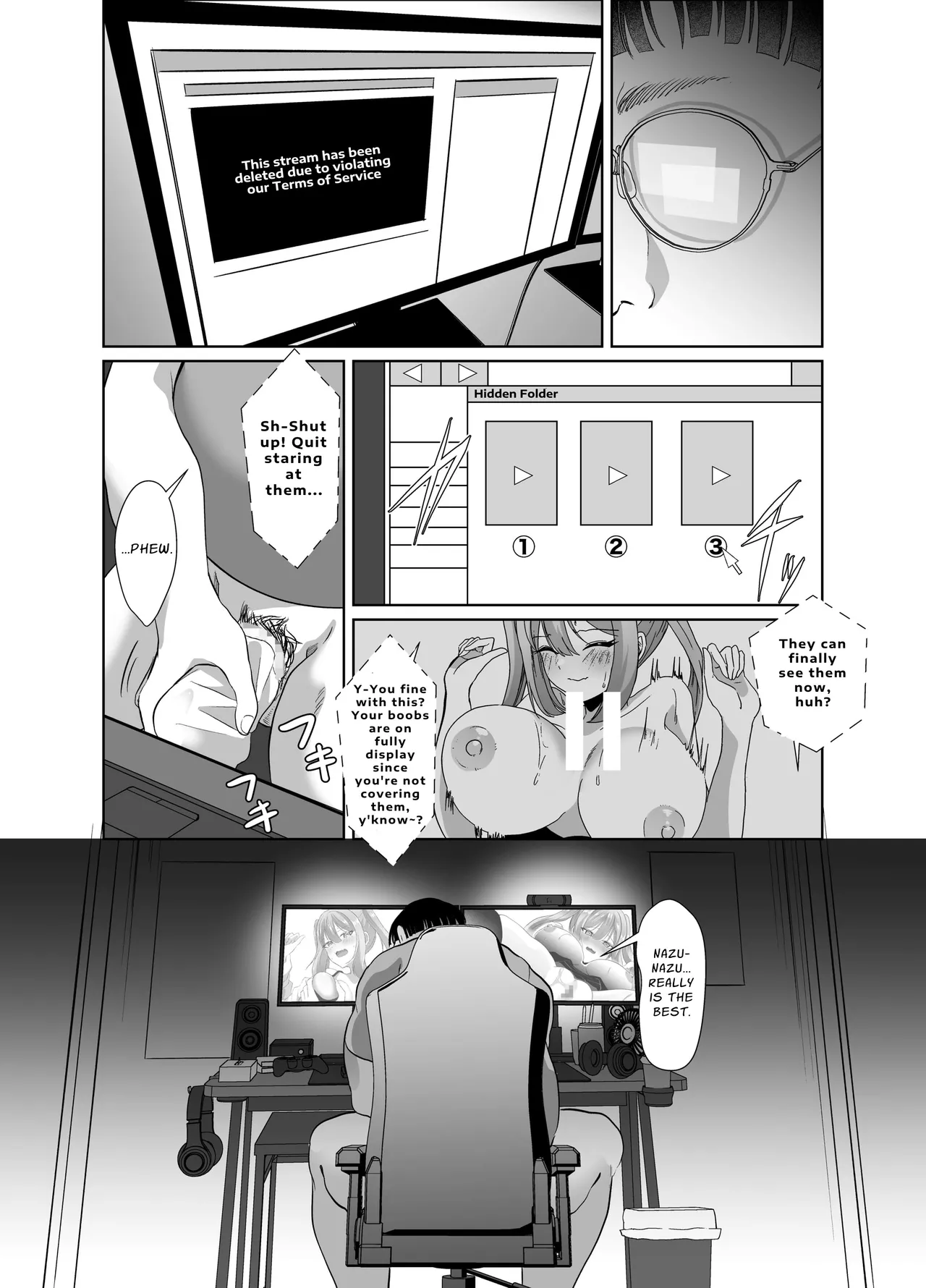 [P&I (Kuru Bushi)]Yowa Yowa Otaku-kun ga Nazuna no Oppai Mireru Wake Nai Jyan w | No Way Some Weakling Otaku Can Perv At Nazuna's Tits lol[English] [Cunny Garden] Page 26