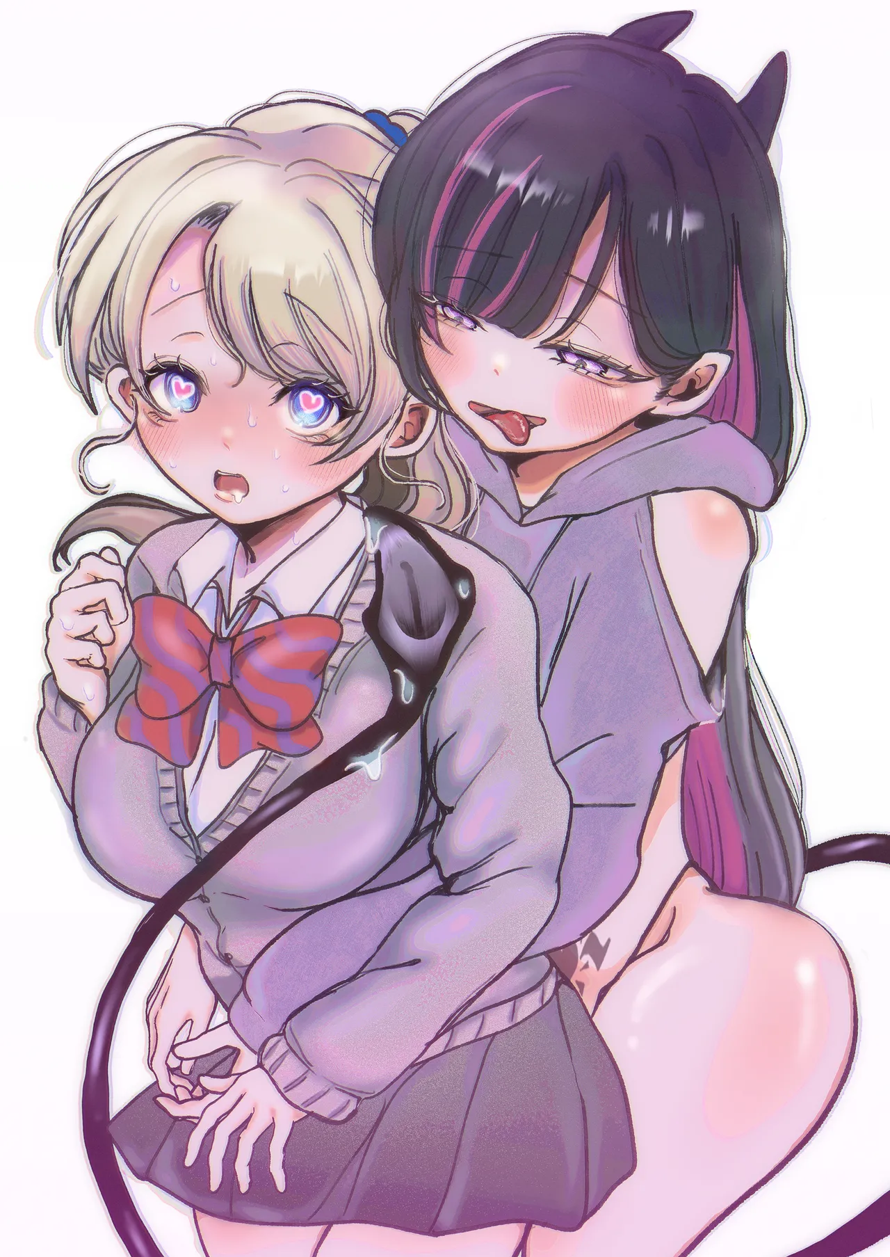 [Munii~ (Mita)]Usotsuki Hitozuma wa Succubus no Shippo ni Meromero♡♡♡ Page 38