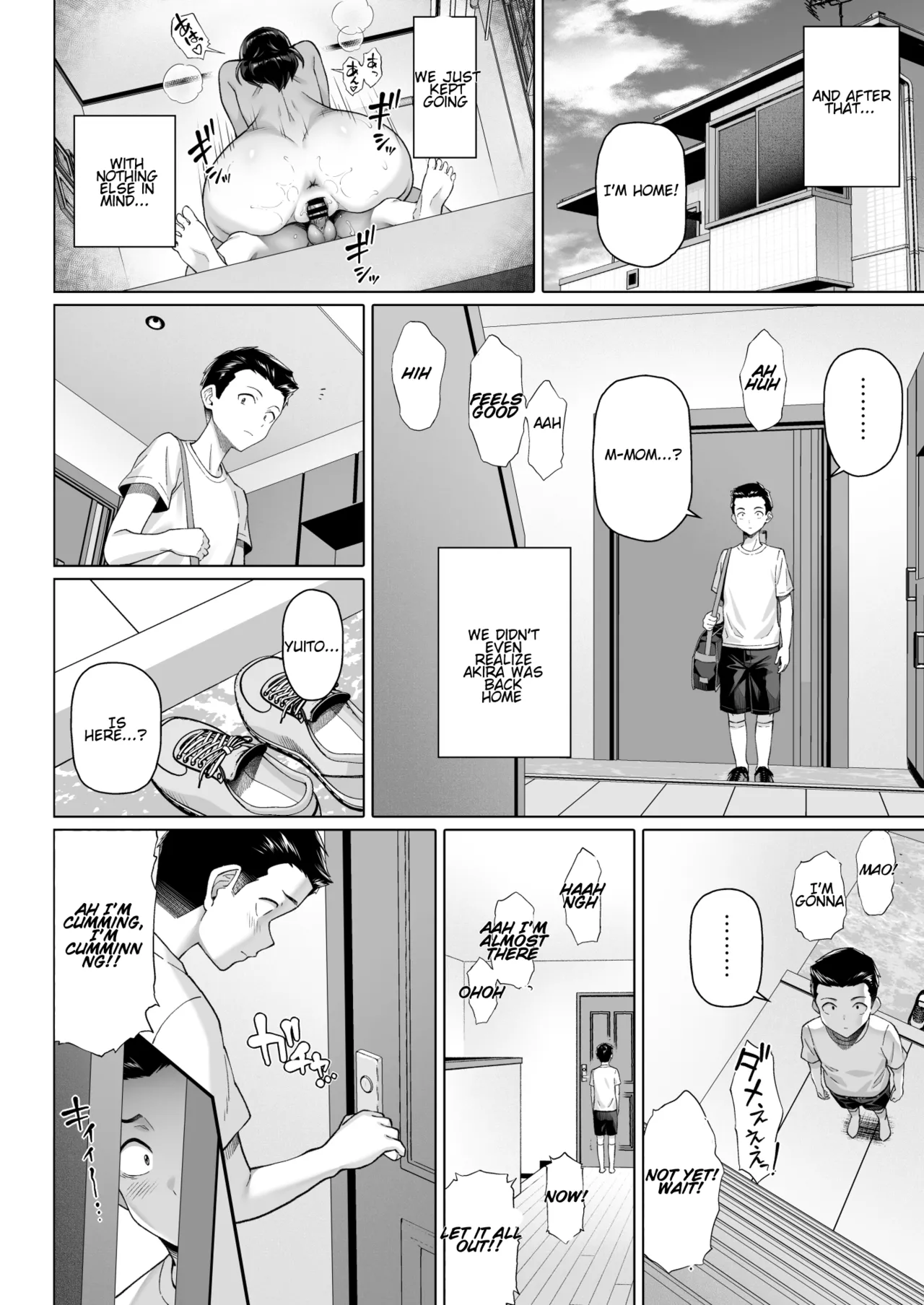 [Shirano Jin]Single Mother to Mujaki na Chinchin - Single mother and innocent penis[English] [Hourglass] Page 52