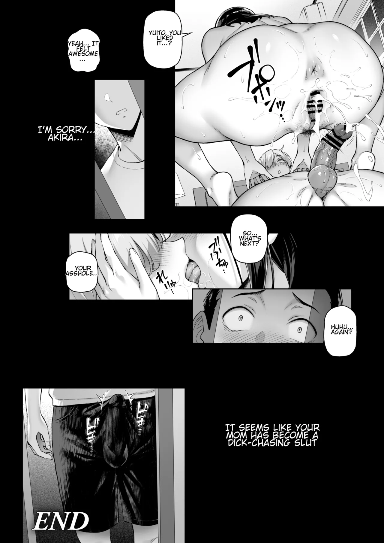 [Shirano Jin]Single Mother to Mujaki na Chinchin - Single mother and innocent penis[English] [Hourglass] Page 54