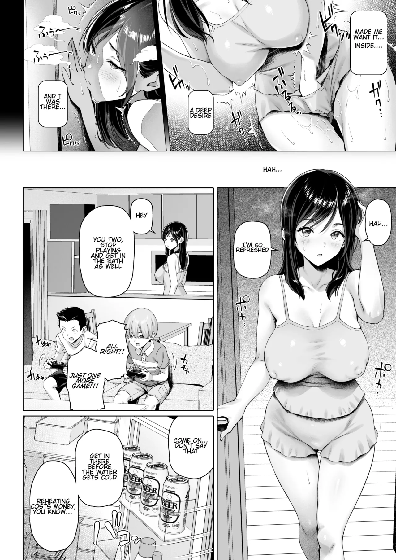 [Shirano Jin]Single Mother to Mujaki na Chinchin - Single mother and innocent penis[English] [Hourglass] Page 8