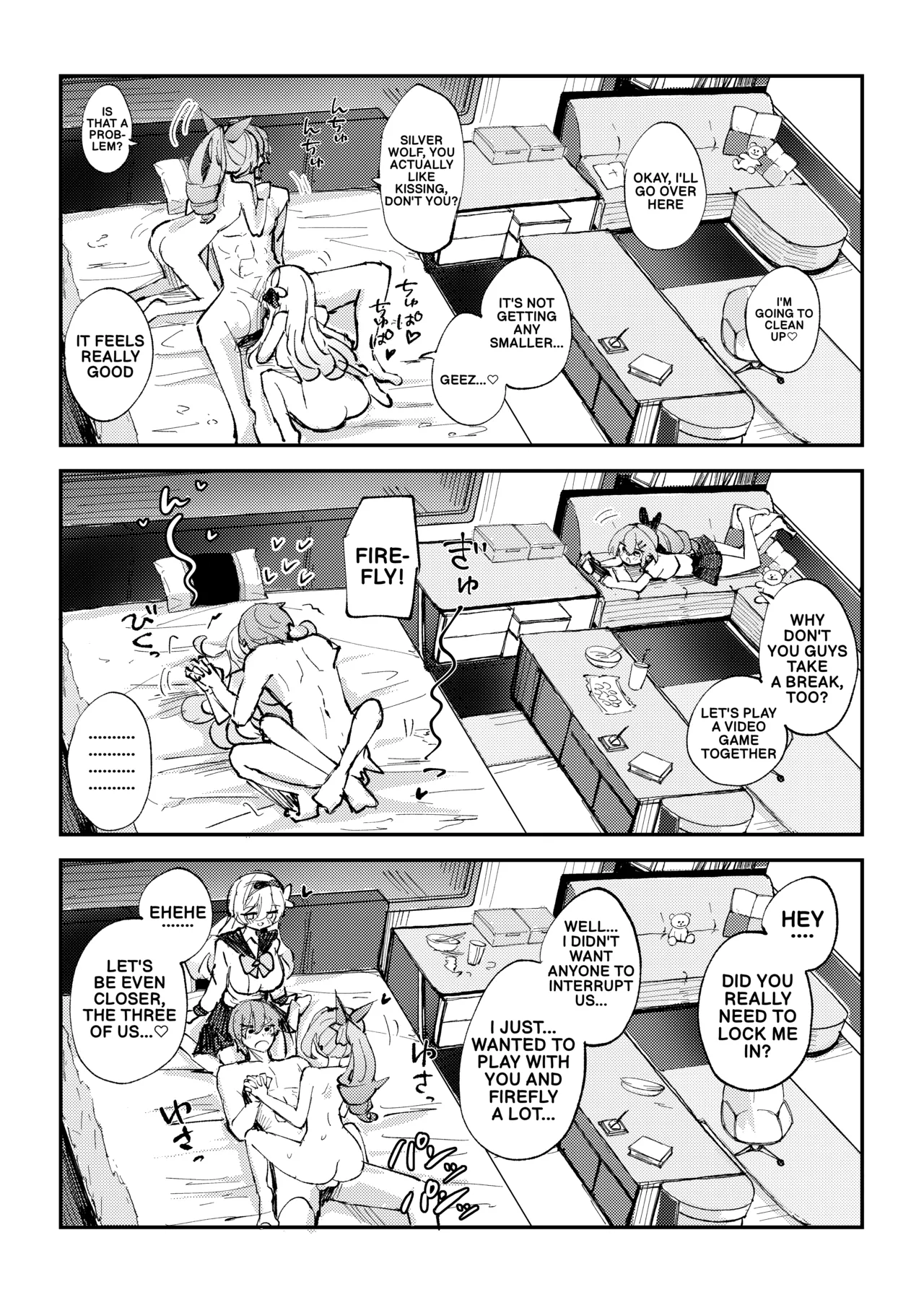 [Rossaku Kobo (Rossaku)]Nakayoshi wa Kaitakusha no Heya de | Besties in the Trailblazer's Room(Honkai: Star Rail) [English] [Digital] Page 17