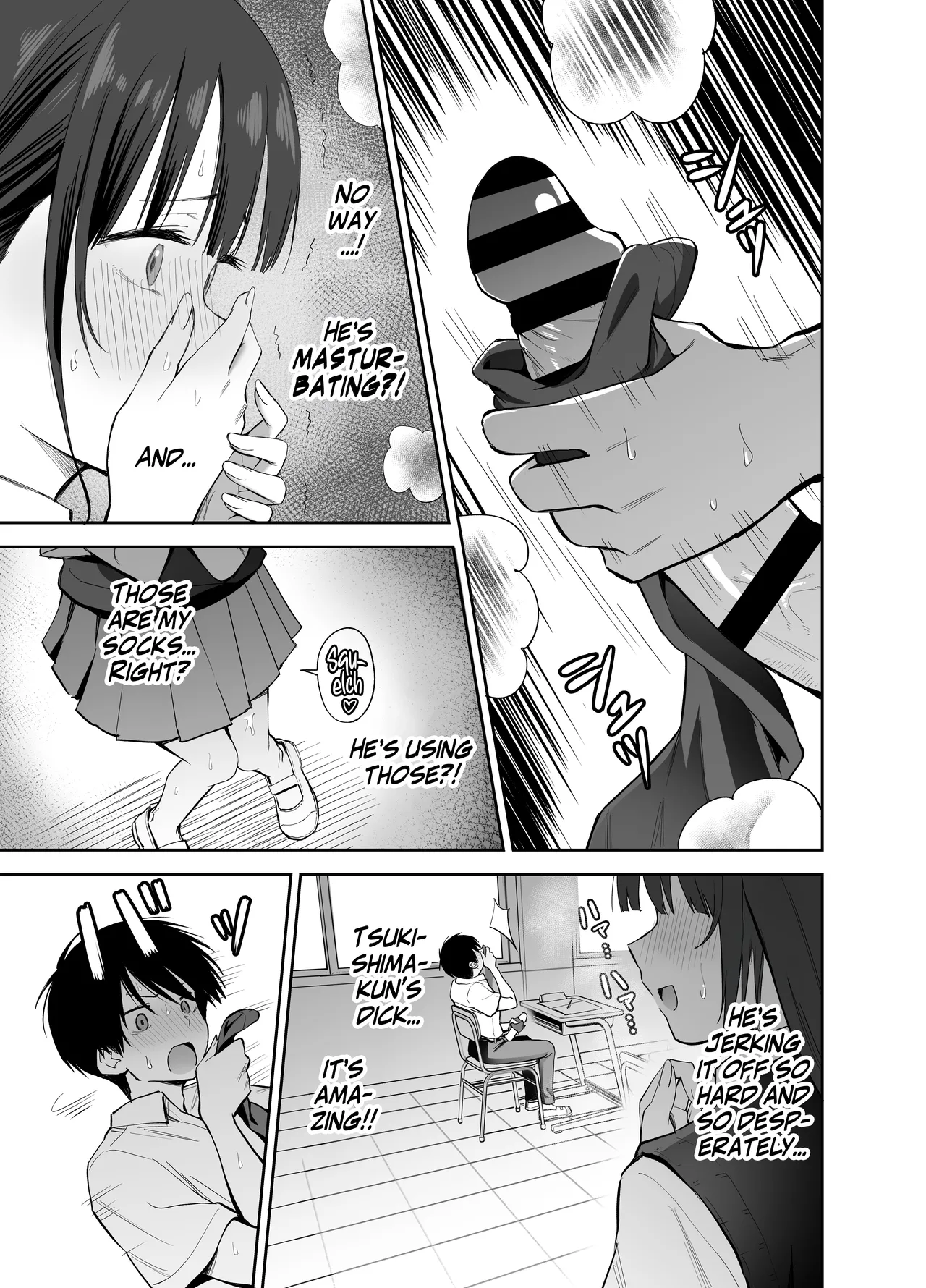 [Honshiro Nikori]If You Get To Jerk Off To My Socks, I Get To Play With Your Dick, Right? | Watashi no Kutsushita de Shikotteru nara Sono Ochinpo de Asonde mo Ii yo ne?[English] [Digital] Page 18