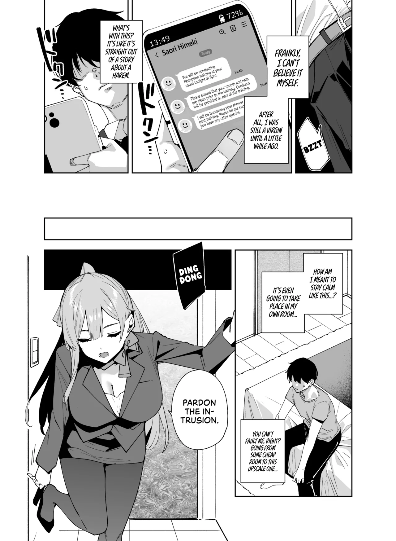 [Ink Complex (Tomohiro Kai)]Tower Residence Setsugu-ka Taiou-chuu 2 | Tower Reception, at your Service! 2[English] [Cuddlebuns] [Digital] Page 6