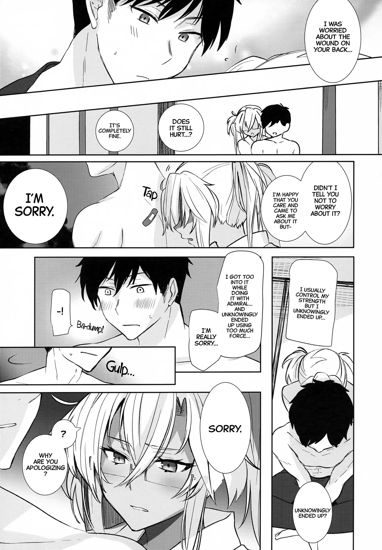 (Gunreibu Shuho Goudou Enshuu Reiwa Sannen Touki) [Marosaan (Yunamaro)]Musashi-san no Yoru Jijou Hisho-kan no Sajikagen-hen | Musashi's Nightly Affairs: The Secretary Ship's Determination -(Kantai Collection -KanColle-) [English] [CarlJPTL] Page 12