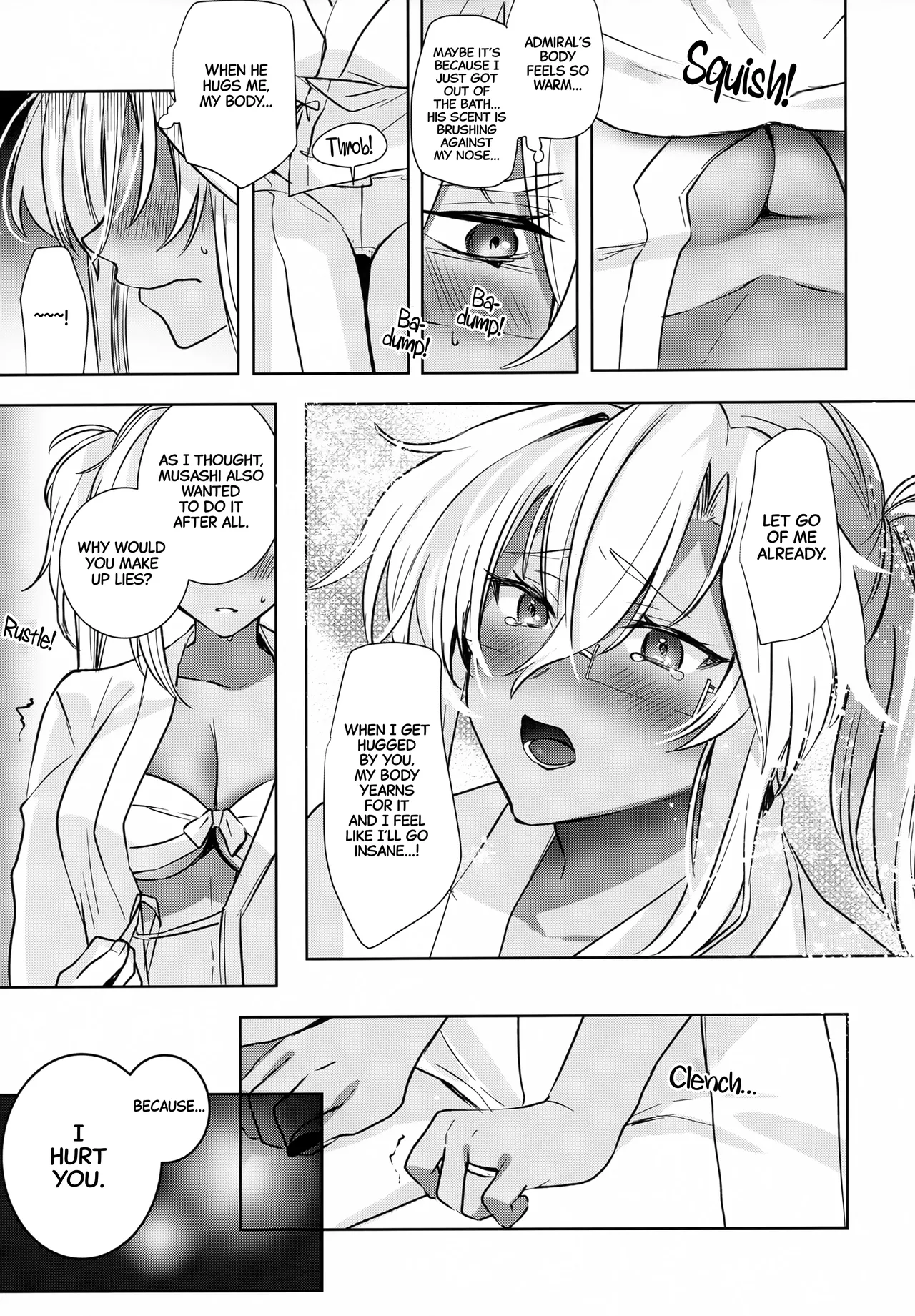 (Gunreibu Shuho Goudou Enshuu Reiwa Sannen Touki) [Marosaan (Yunamaro)]Musashi-san no Yoru Jijou Hisho-kan no Sajikagen-hen | Musashi's Nightly Affairs: The Secretary Ship's Determination -(Kantai Collection -KanColle-) [English] [CarlJPTL] Page 16