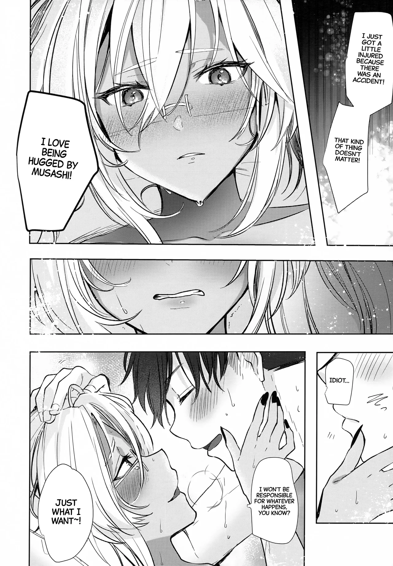 (Gunreibu Shuho Goudou Enshuu Reiwa Sannen Touki) [Marosaan (Yunamaro)]Musashi-san no Yoru Jijou Hisho-kan no Sajikagen-hen | Musashi's Nightly Affairs: The Secretary Ship's Determination -(Kantai Collection -KanColle-) [English] [CarlJPTL] Page 47