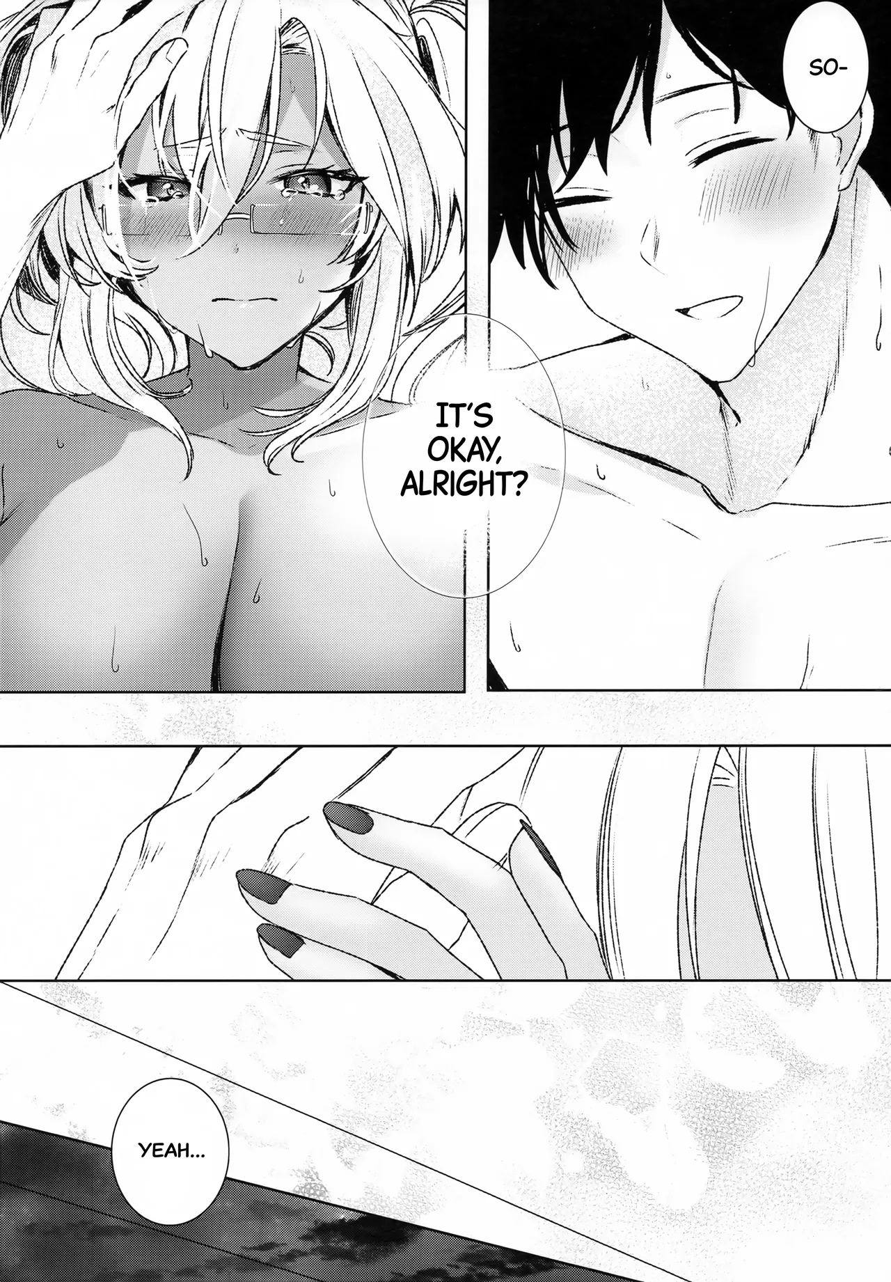 (Gunreibu Shuho Goudou Enshuu Reiwa Sannen Touki) [Marosaan (Yunamaro)]Musashi-san no Yoru Jijou Hisho-kan no Sajikagen-hen | Musashi's Nightly Affairs: The Secretary Ship's Determination -(Kantai Collection -KanColle-) [English] [CarlJPTL] Page 51