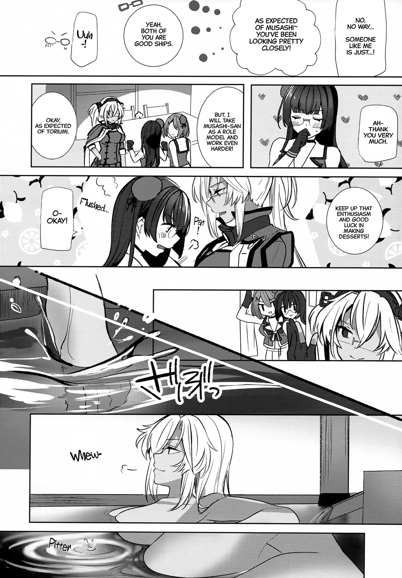 (Gunreibu Shuho Goudou Enshuu Reiwa Sannen Touki) [Marosaan (Yunamaro)]Musashi-san no Yoru Jijou Hisho-kan no Sajikagen-hen | Musashi's Nightly Affairs: The Secretary Ship's Determination -(Kantai Collection -KanColle-) [English] [CarlJPTL] Page 7