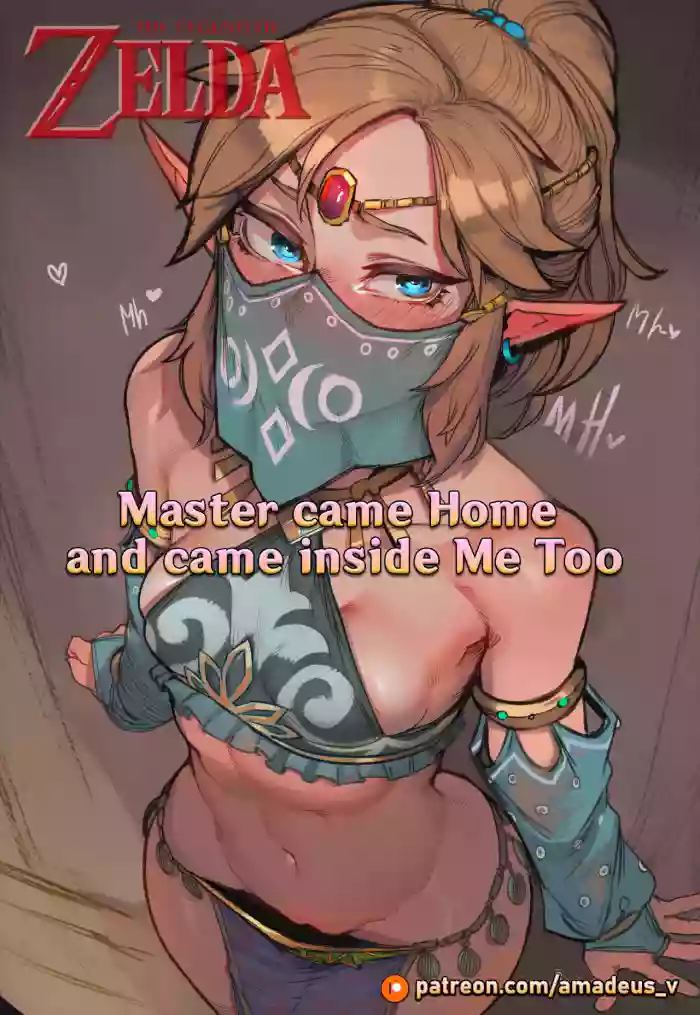 [Amadeus V]Master Came Home and Came Inside Me Too!(Urbosa x Link) [The Legend Of Zelda] [English] [Full Comic] [AI Generated]