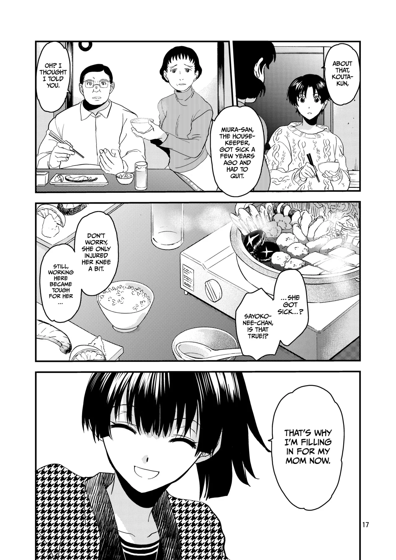 [Toko-ya (HEIZO, Kitoen)]Sayoko’s Dining Table ~The Childhood Friend I Reunited with had Become My Grandfather’s XX~[English] [Gagak_Ireng] [Digital] (rewrite) Page 16