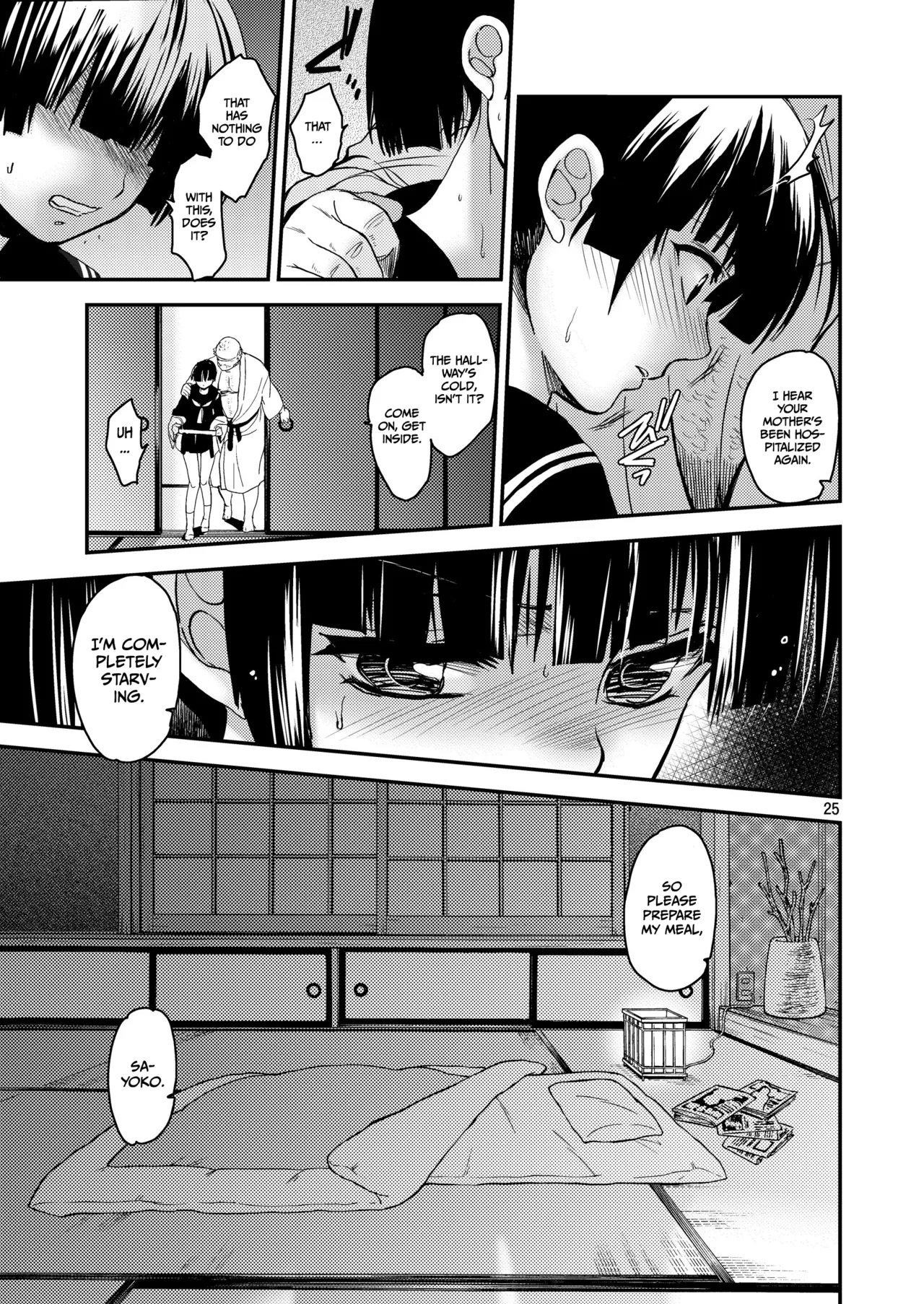 [Toko-ya (HEIZO, Kitoen)]Sayoko’s Dining Table ~The Childhood Friend I Reunited with had Become My Grandfather’s XX~[English] [Gagak_Ireng] [Digital] (rewrite) Page 24