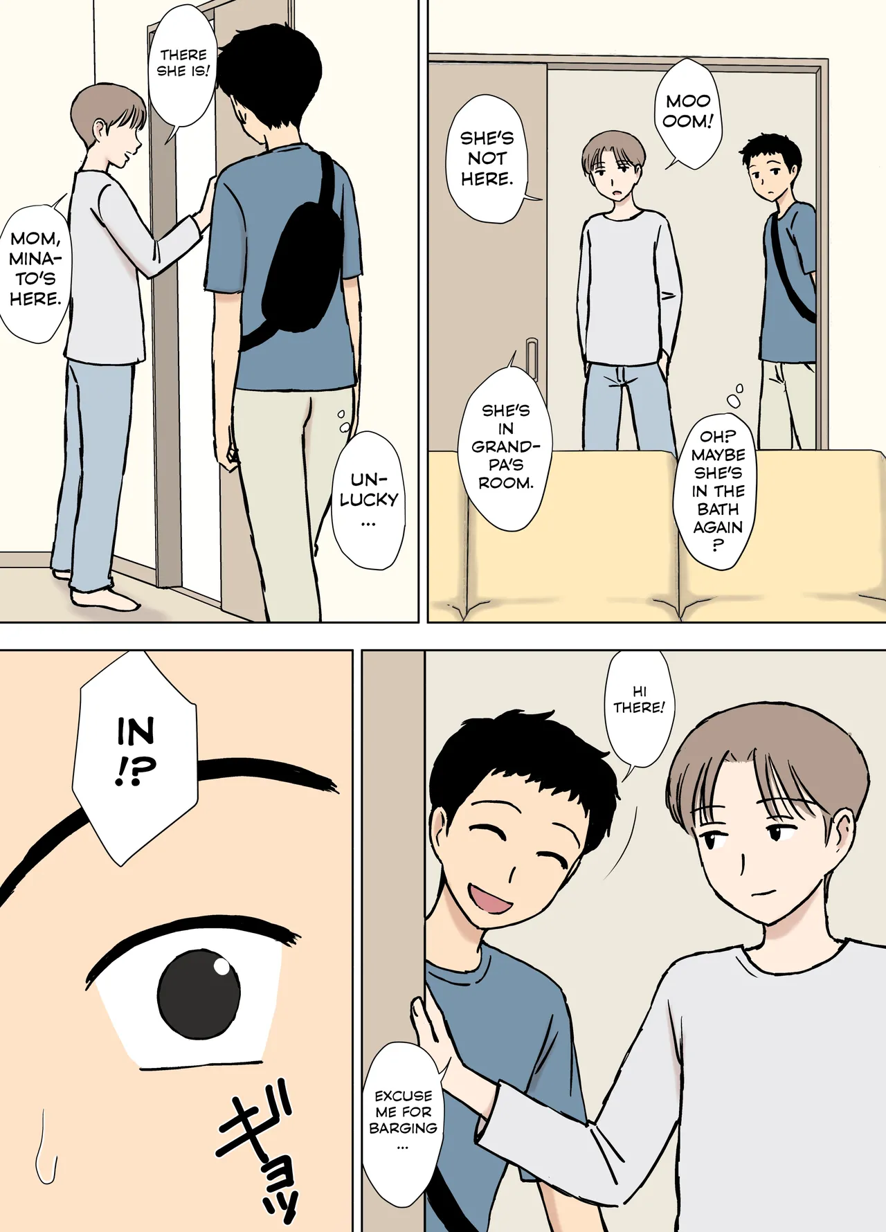 [Urakan]Boku ga Shiranakatta Mama to Jii-chan no Koto | Things I didn't Know Between Mom And Grandpa[English] Page 4