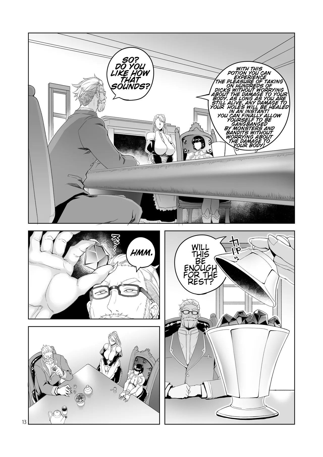 [Asaki Blog Branch Office (Asaki Takayuki)]Onna Kishi Rahel to Shien no Yakusoku - Lady Knight Rahel and the Promised Purple Smoke[English] [CT Scans] [Digital] Page 12