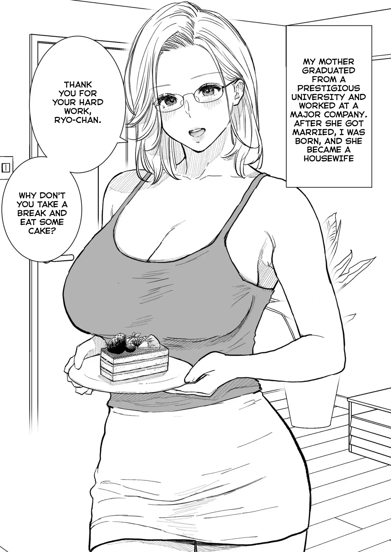 [Junsei Chuurenpoutou]Boshi Koubi ~Kougakureki do Hentai Mama to Nama Nakadashi~ | Mother and Son ~Highly Educated Mon and Raw Creampie~[English] [Decensored] Page 2