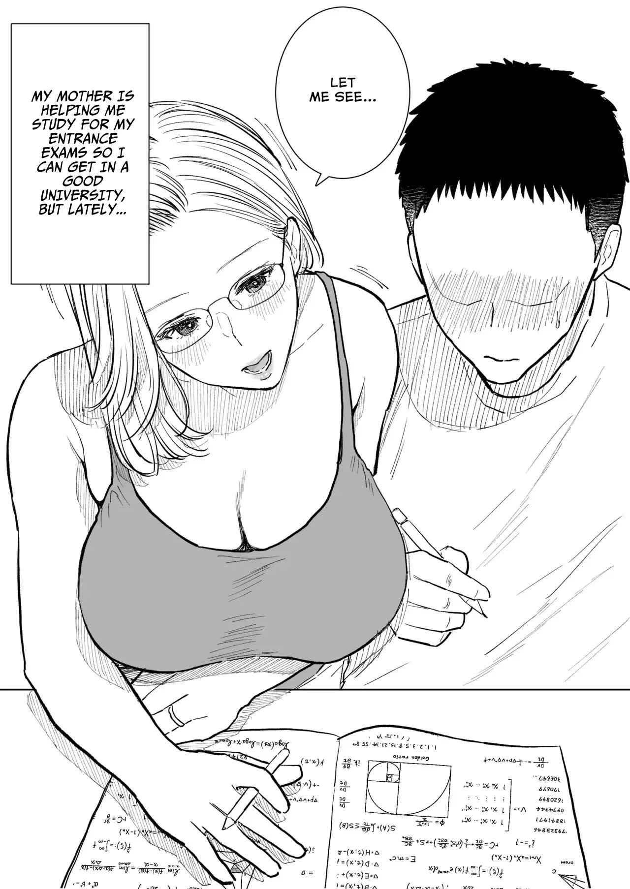 [Junsei Chuurenpoutou]Boshi Koubi ~Kougakureki do Hentai Mama to Nama Nakadashi~ | Mother and Son ~Highly Educated Mon and Raw Creampie~[English] [Decensored] Page 3