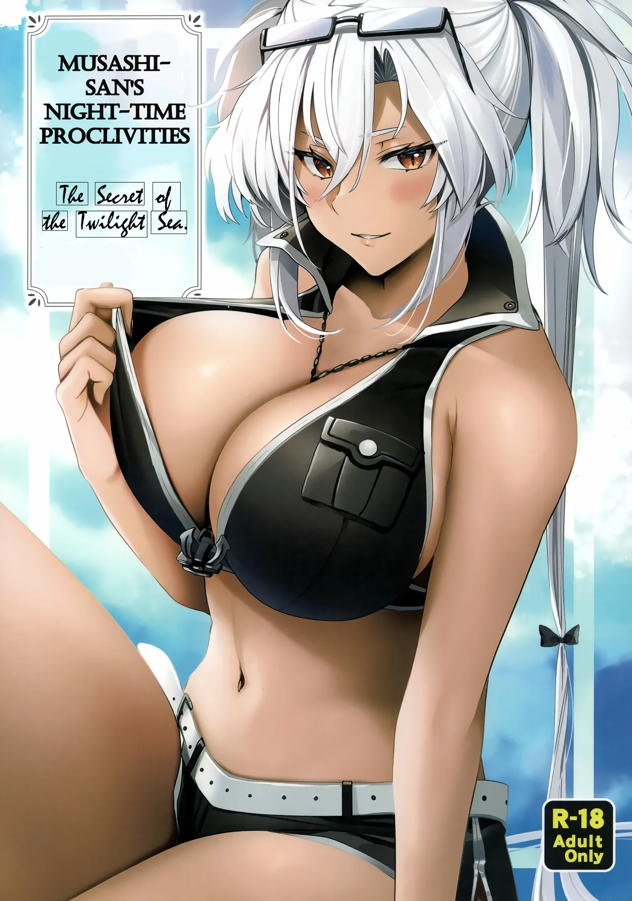 (C99) [Marosaan (Yunamaro)]Musashi-san no Yoru Jijou Yoi no Umi to Himegoto Hen | Musashi-san's Night Time Proclivities: The Secret of The Twilight Sea(Kantai Collection -KanColle-) [English] [CT Scans] Page 1
