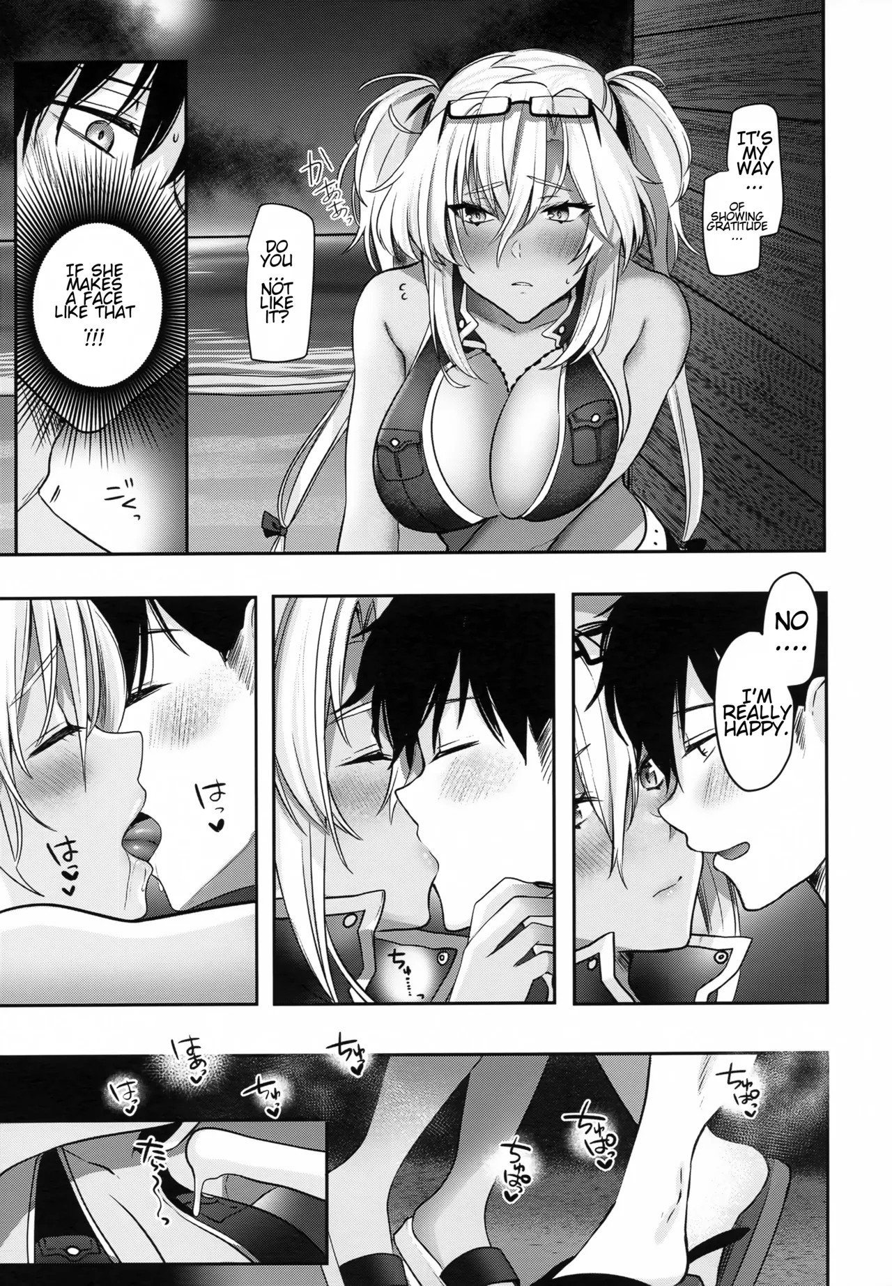 (C99) [Marosaan (Yunamaro)]Musashi-san no Yoru Jijou Yoi no Umi to Himegoto Hen | Musashi-san's Night Time Proclivities: The Secret of The Twilight Sea(Kantai Collection -KanColle-) [English] [CT Scans] Page 20