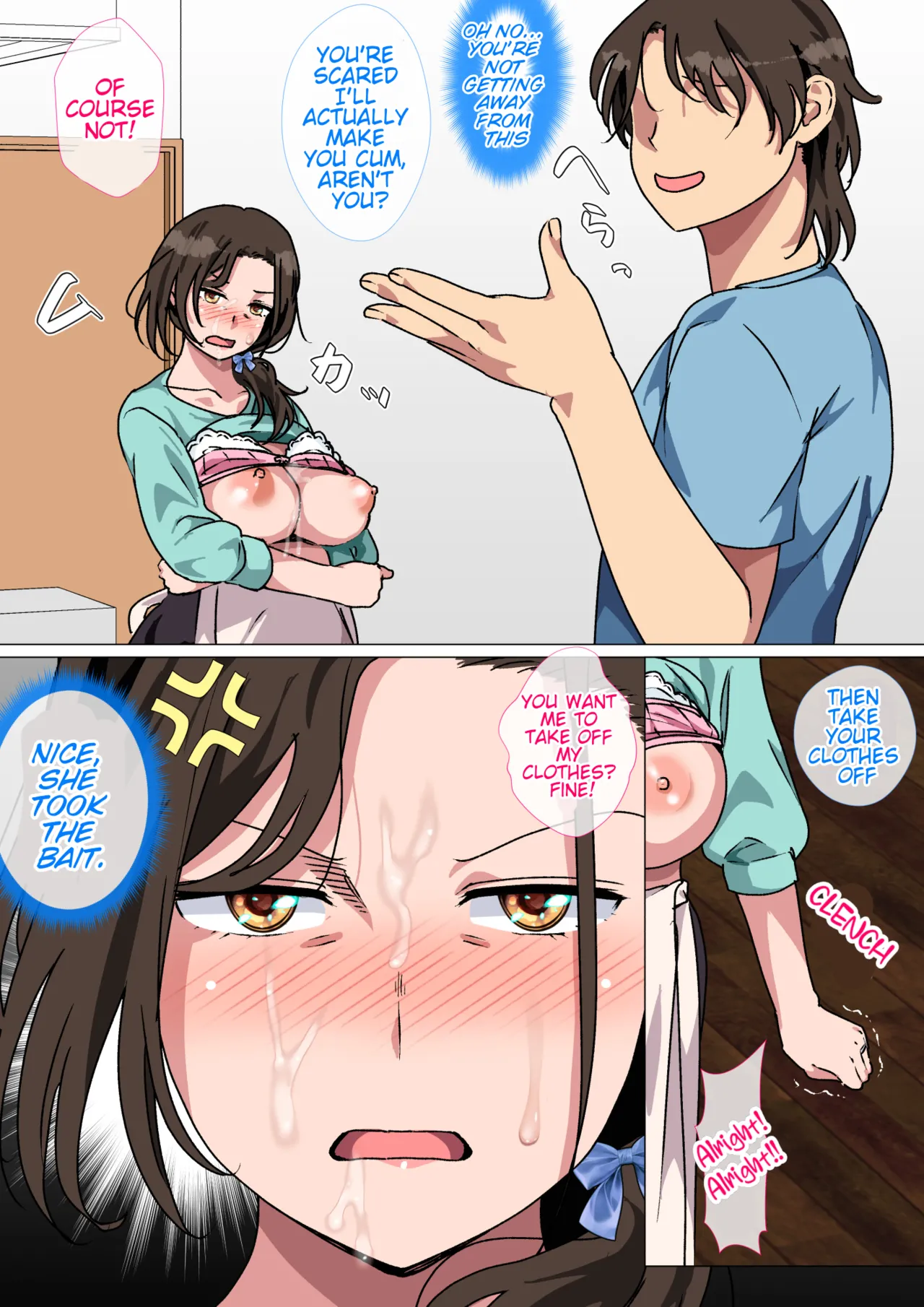 [Circle Spice]Haha ga Ecchi na Chouhatsu Shite Kita node Gaman Dekizu ni Hangeki Shimashita. | My mom started teasing me in a sexy way, so I couldn't help but fight back.[English] [WaterKujo] Page 32