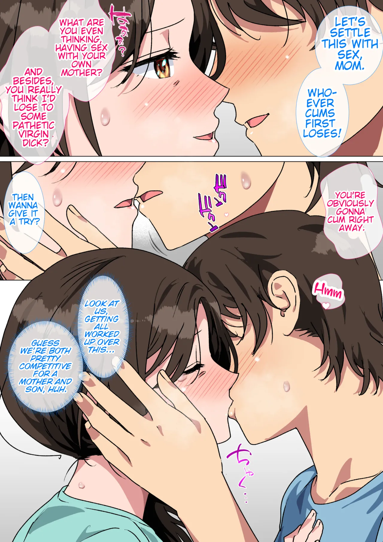 [Circle Spice]Haha ga Ecchi na Chouhatsu Shite Kita node Gaman Dekizu ni Hangeki Shimashita. | My mom started teasing me in a sexy way, so I couldn't help but fight back.[English] [WaterKujo] Page 43