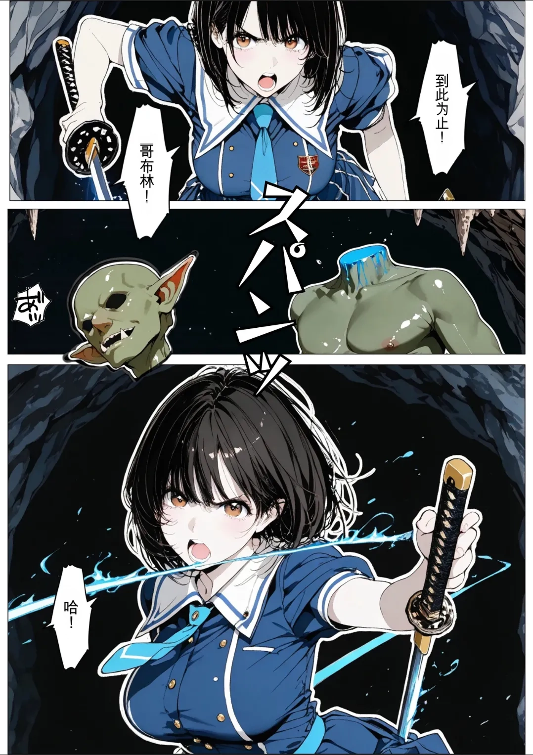 [AI_MAKER]國立彩舞来学園 第05話(オリジナル) [AI Generated][AI 翻译] Page 50