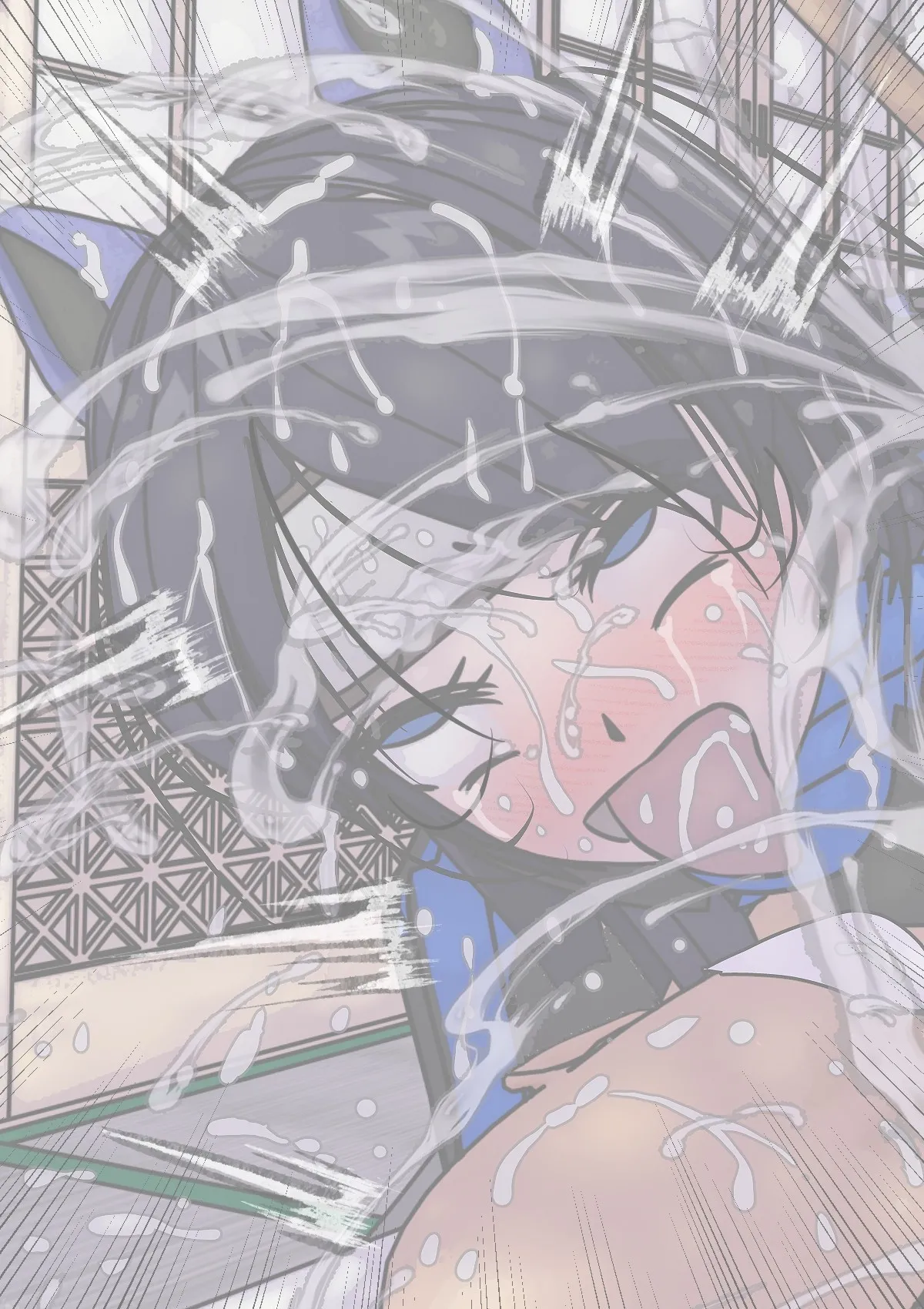 [System Creature]Shibo Shinobu 〜 Seieki Shibori Tenchuukan 〜 Aoi Inu-hen | Squeeze Ninja ~Divine Cumsqueeze Punishment~ Aoinu Arc[English] {JIGECCHI} Page 49