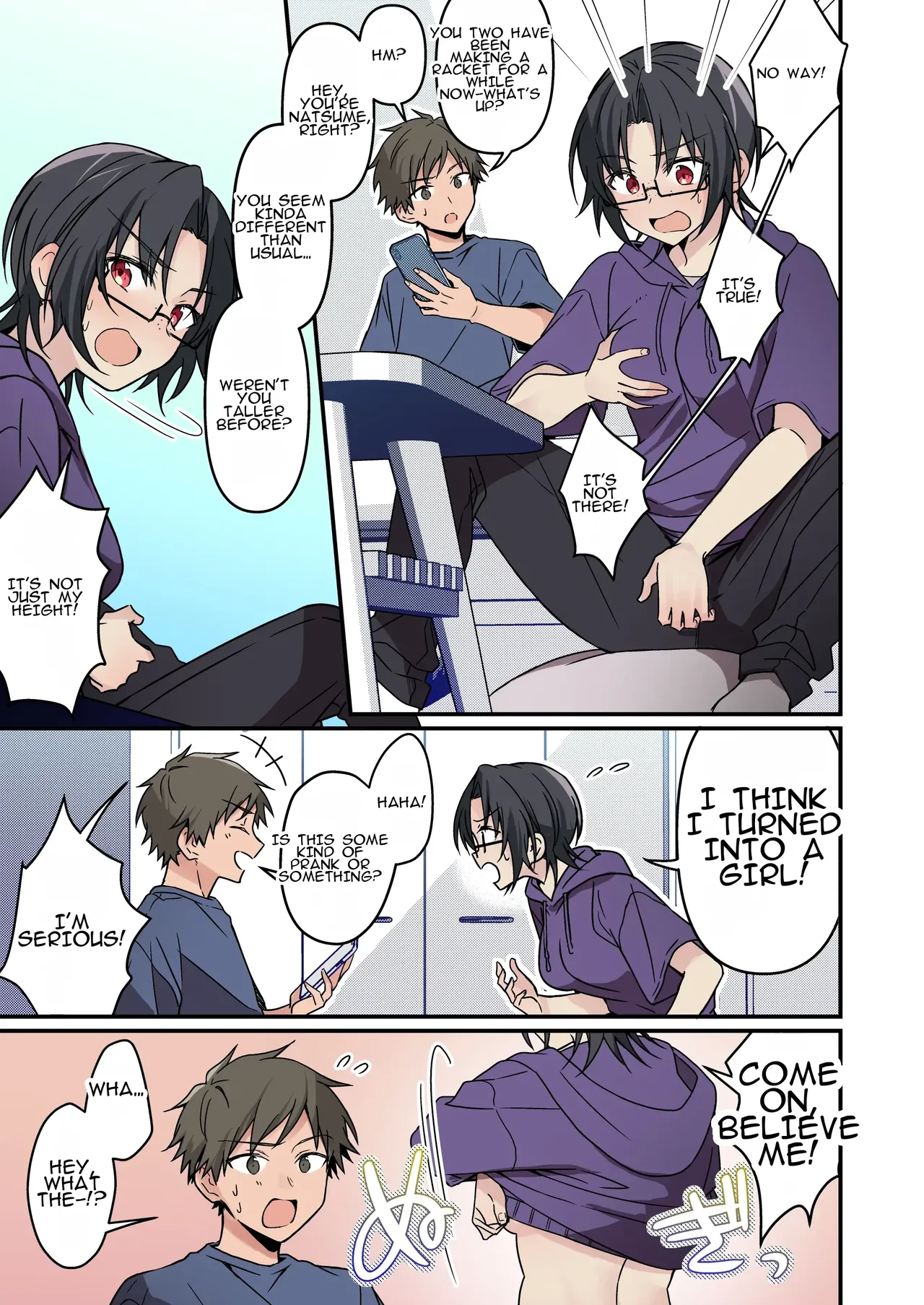 [TSF no F (NOMU)]Jinsei Kaihen Appli de Barairo no Hibi? ~Jibun o Ukkari Dosukebe Bishoujo ni~ | Rosy Days with a Life-Altering App? ~Accidentally Turning Myself (♂) into a Super Lewd Beauty (♀)~ Page 7